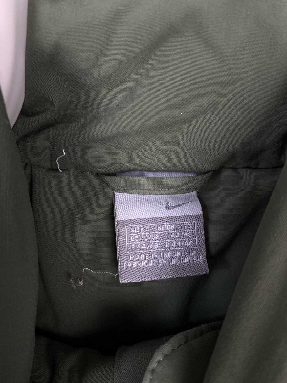 Nike × Vintage Nike vintage big spell out logo puffer vest green Size US S / EU 44-46 / 1 - 5 Thumbnail