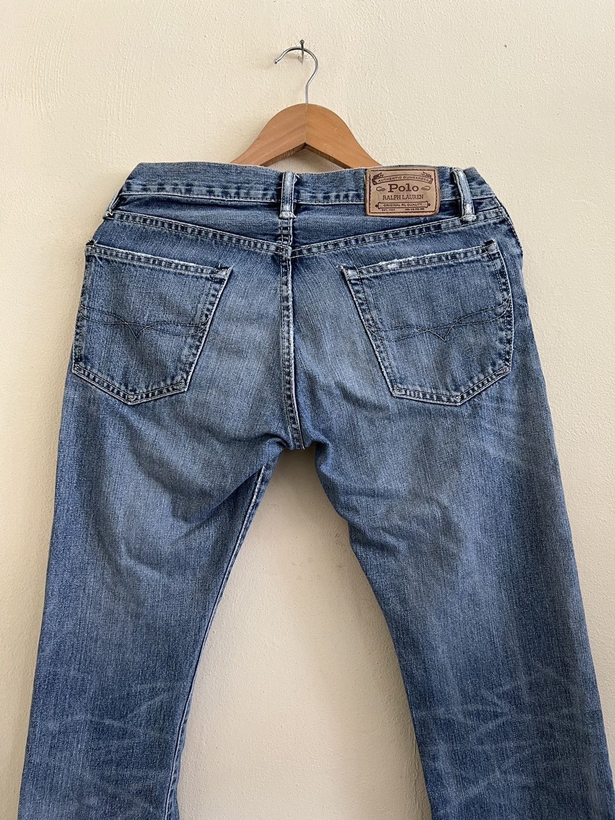 Polo Ralph Lauren × Vintage Vintage Polo Ralph Lauren Varick Slim Straight Jeans Size US 30 / EU 46 - 5 Thumbnail