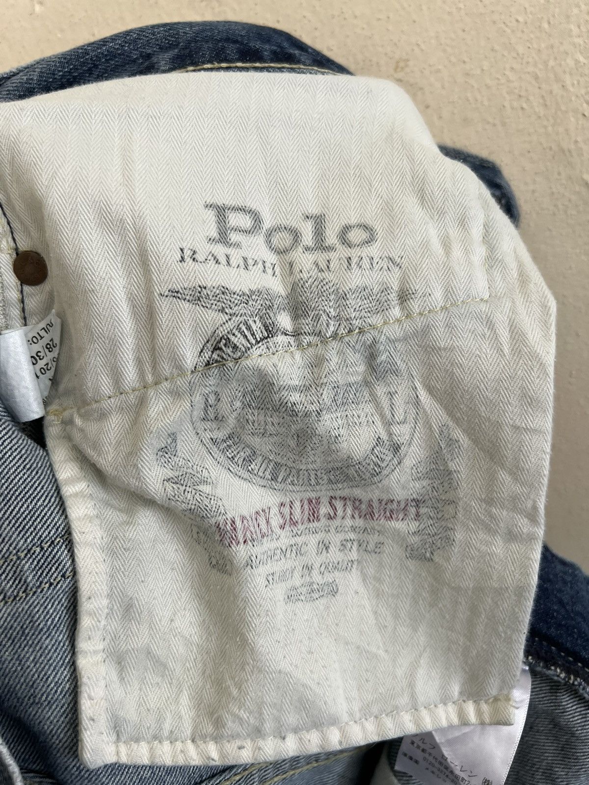 Polo Ralph Lauren × Vintage Vintage Polo Ralph Lauren Varick Slim Straight Jeans Size US 30 / EU 46 - 10 Thumbnail