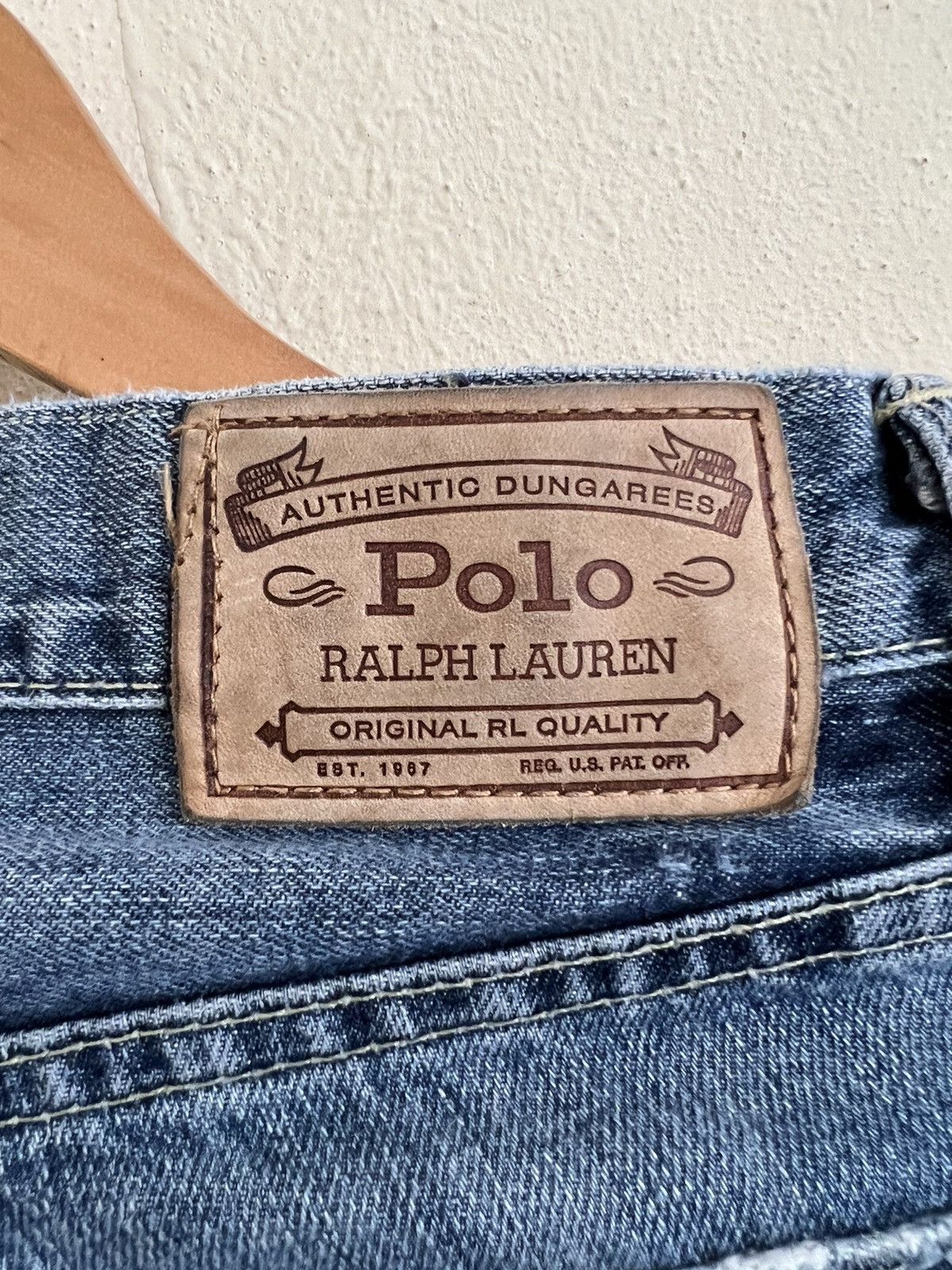 Polo Ralph Lauren × Vintage Vintage Polo Ralph Lauren Varick Slim Straight Jeans Size US 30 / EU 46 - 9 Thumbnail