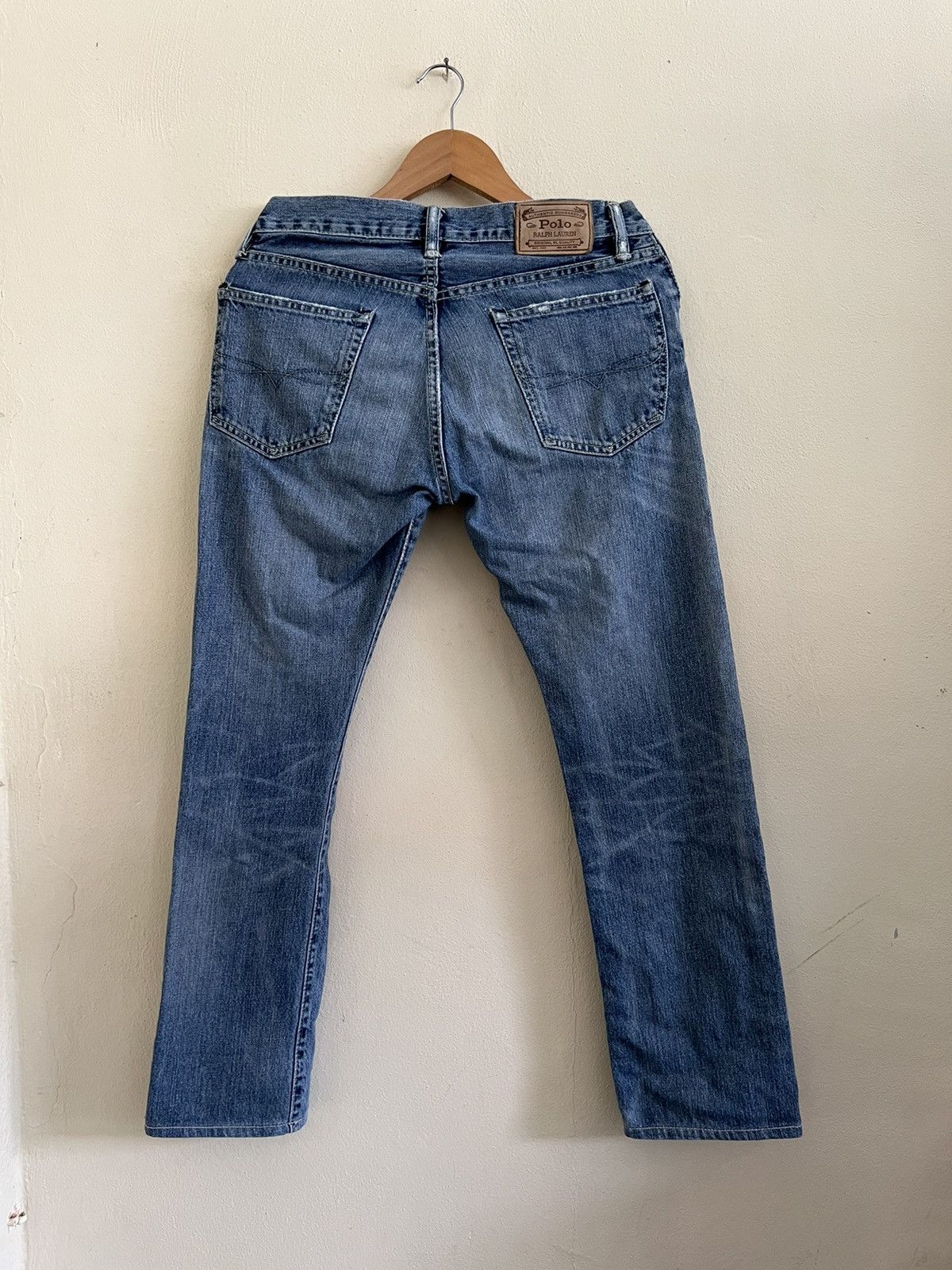 Polo Ralph Lauren × Vintage Vintage Polo Ralph Lauren Varick Slim Straight Jeans Size US 30 / EU 46 - 4 Thumbnail