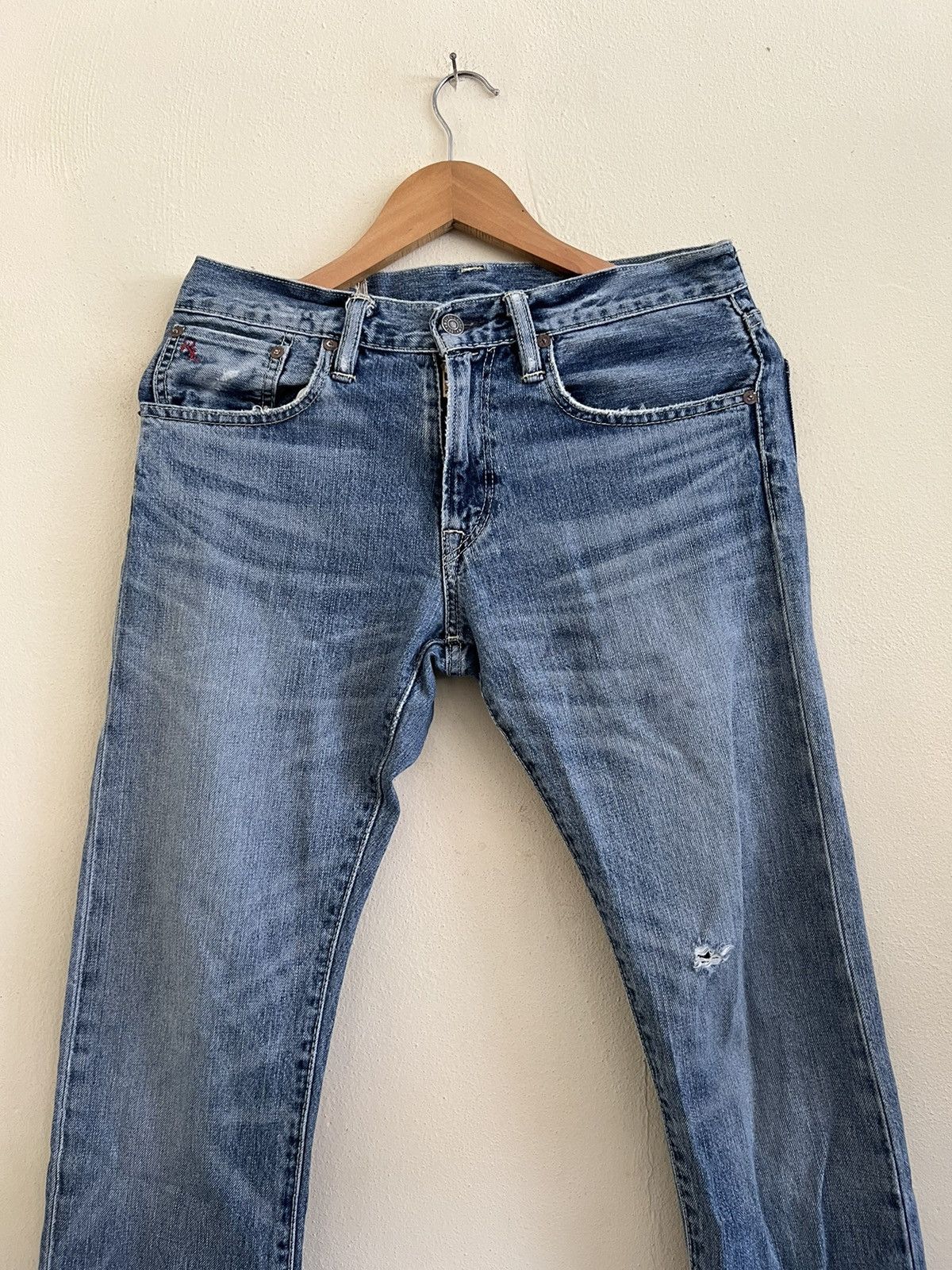 Polo Ralph Lauren × Vintage Vintage Polo Ralph Lauren Varick Slim Straight Jeans Size US 30 / EU 46 - 2 Thumbnail