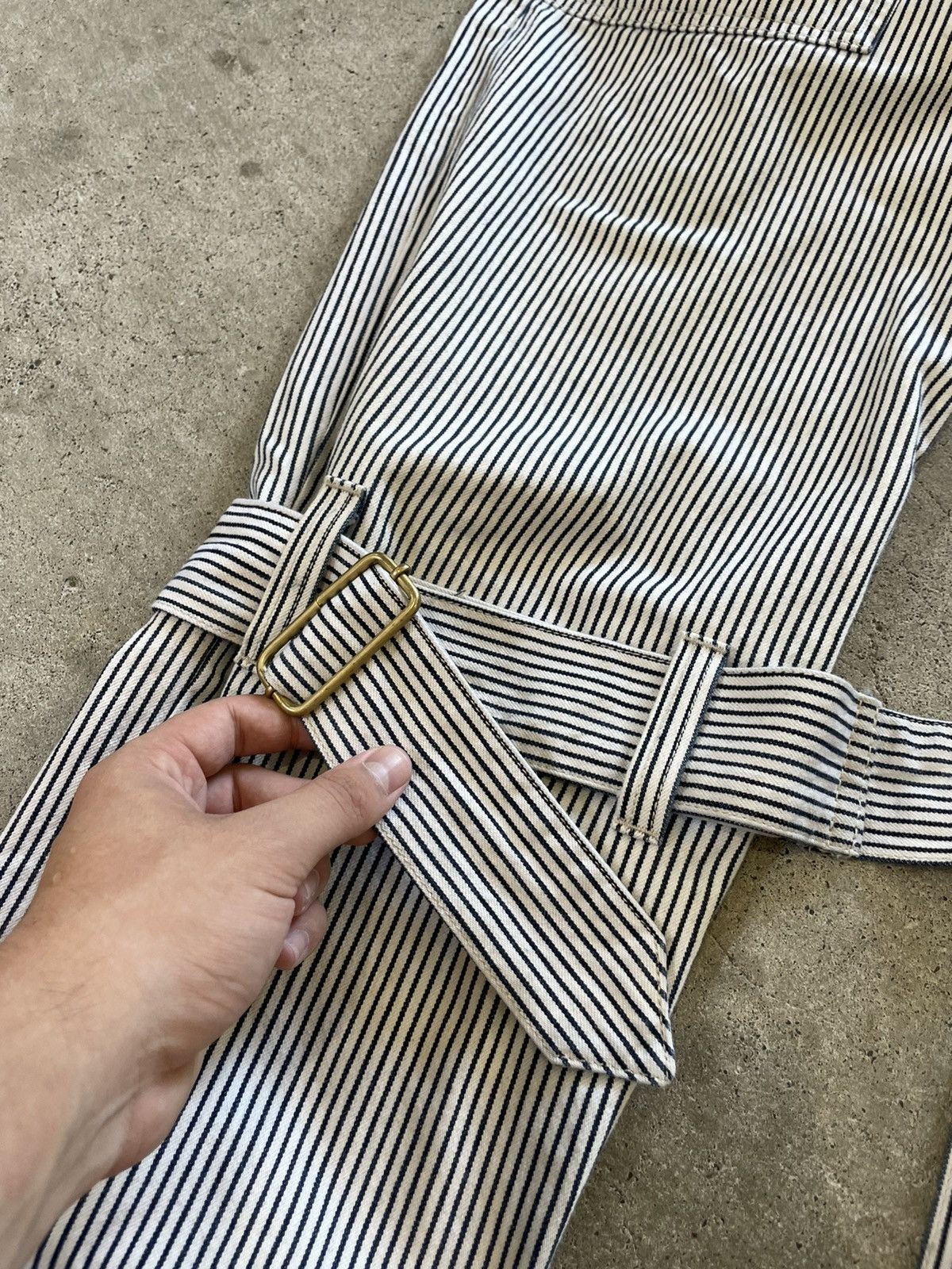 Vivienne Westwood Vivienne Westwood Pinstripe Bondage Jeans Size US 34 / EU 50 - 15 Thumbnail