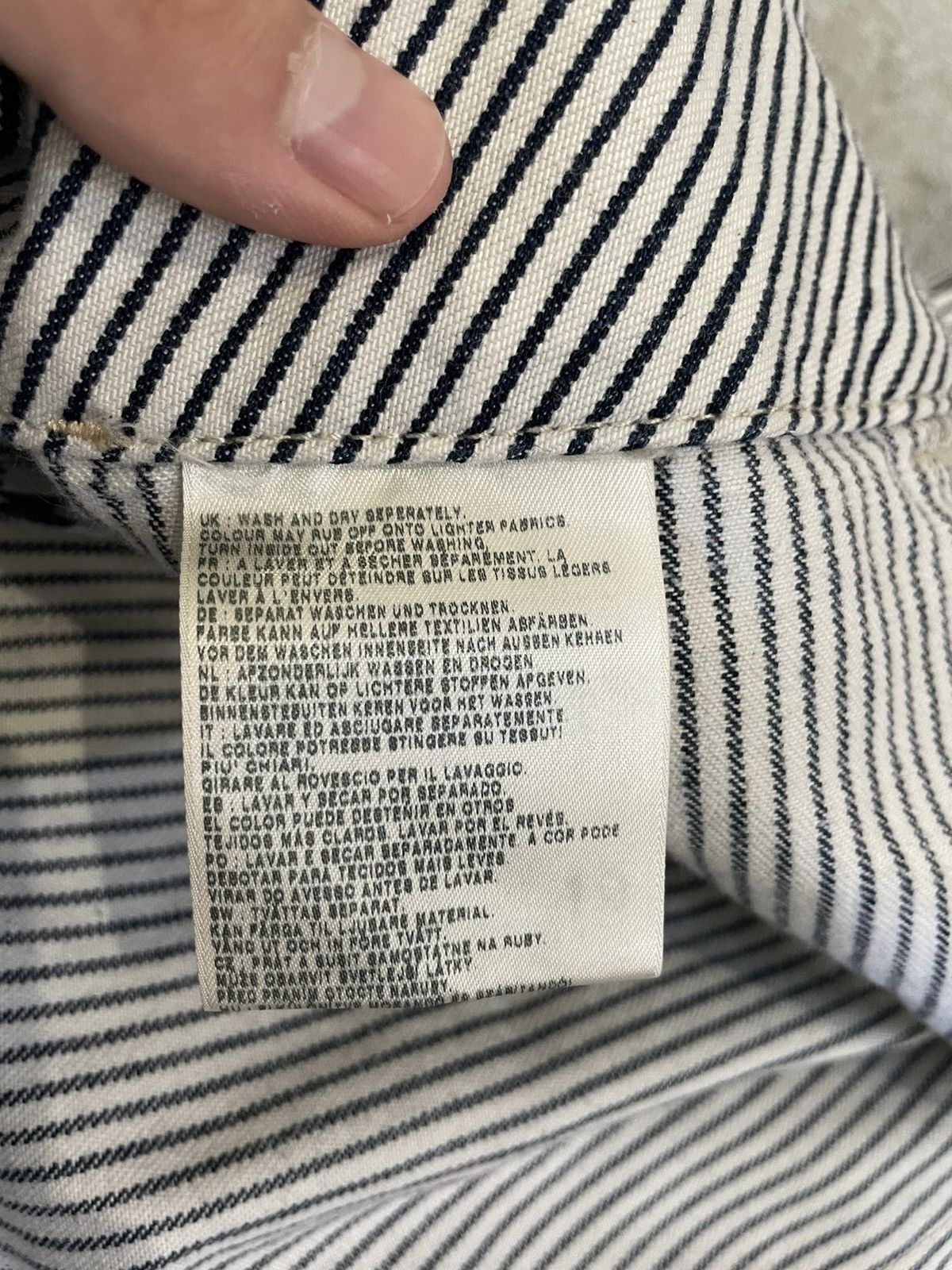 Vivienne Westwood Vivienne Westwood Pinstripe Bondage Jeans Size US 34 / EU 50 - 22 Thumbnail