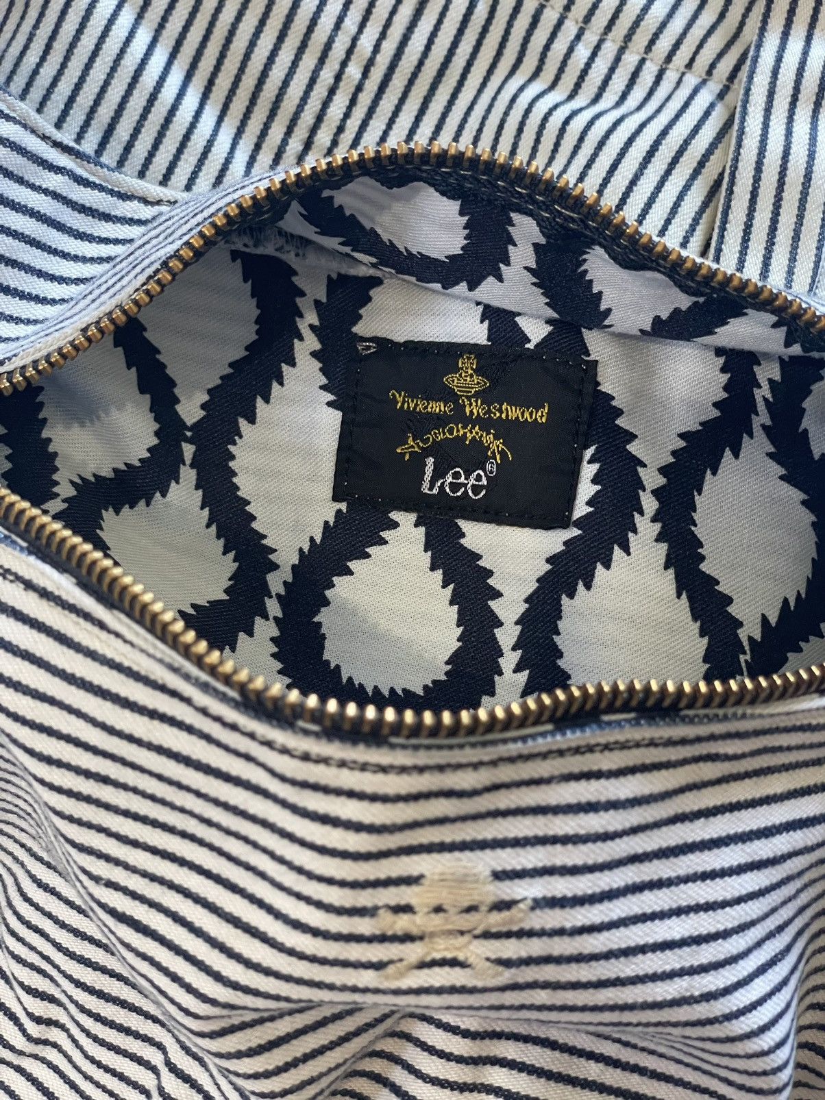 Vivienne Westwood Vivienne Westwood Pinstripe Bondage Jeans Size US 34 / EU 50 - 4 Thumbnail
