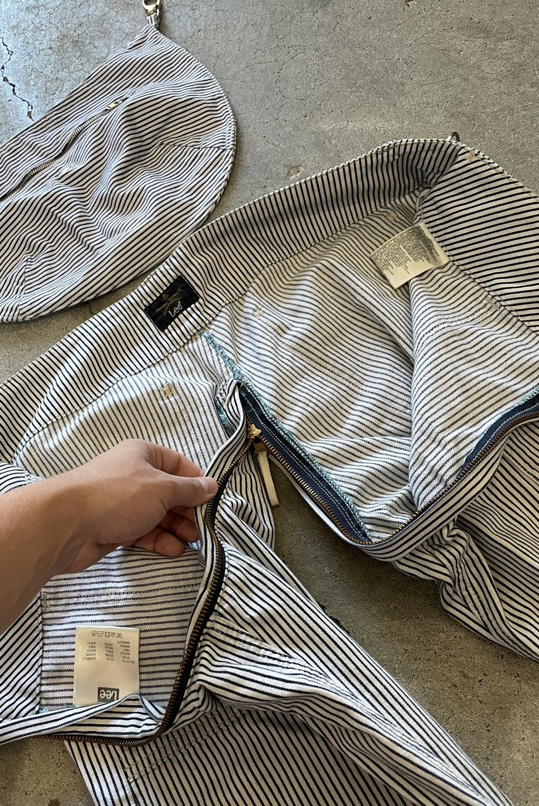 Vivienne Westwood Vivienne Westwood Pinstripe Bondage Jeans Size US 34 / EU 50 - 11 Thumbnail