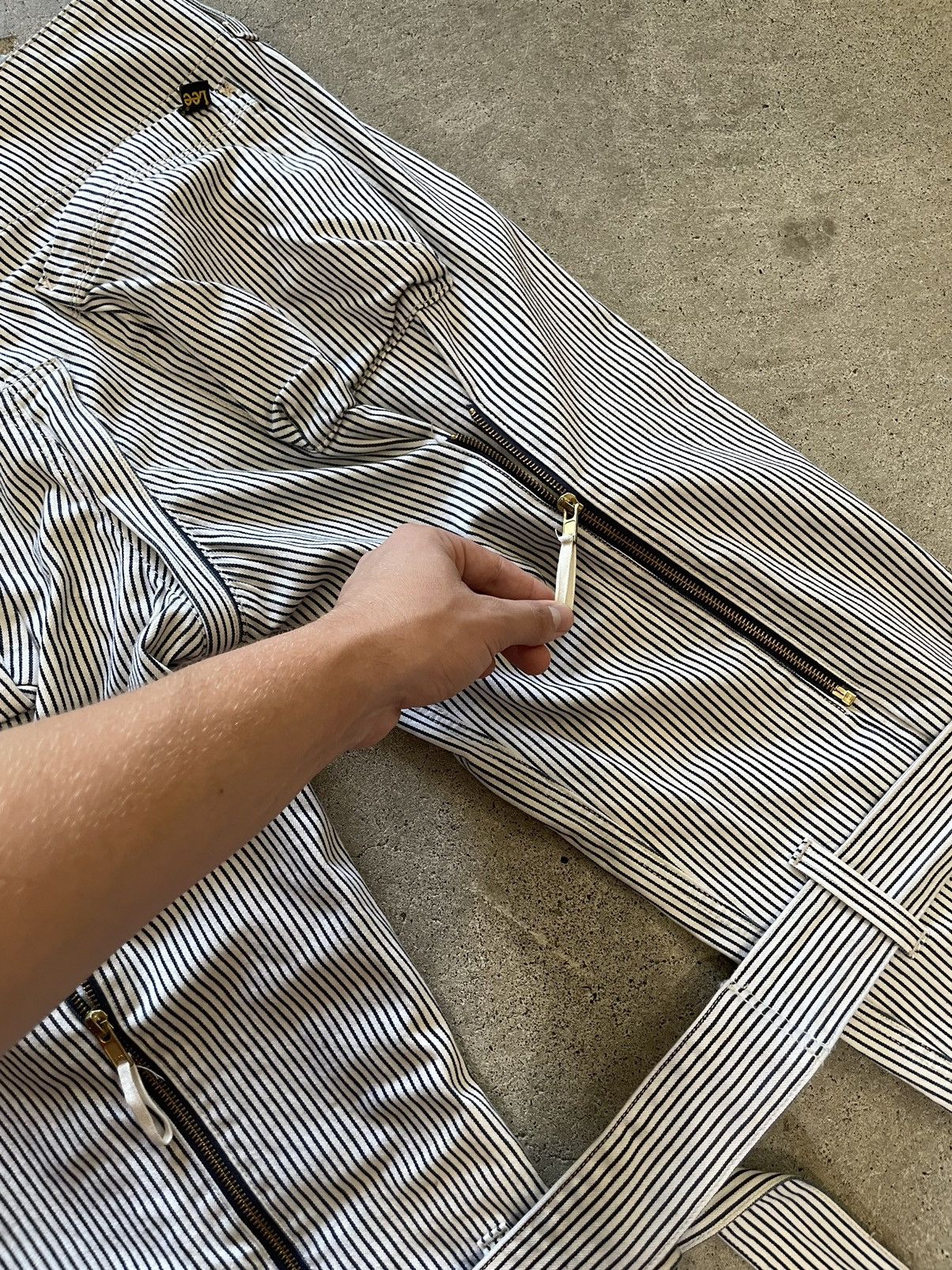 Vivienne Westwood Vivienne Westwood Pinstripe Bondage Jeans Size US 34 / EU 50 - 17 Thumbnail