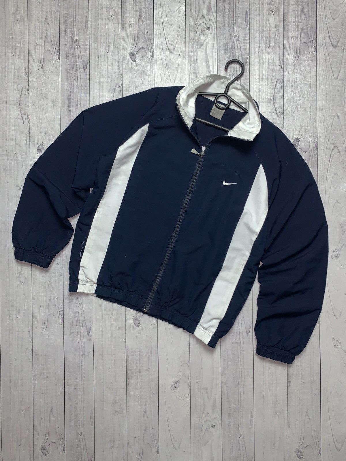Nike × Vintage Vintage Nike track jacket size S line Size US S / EU 44-46 / 1 - 1 Thumbnail
