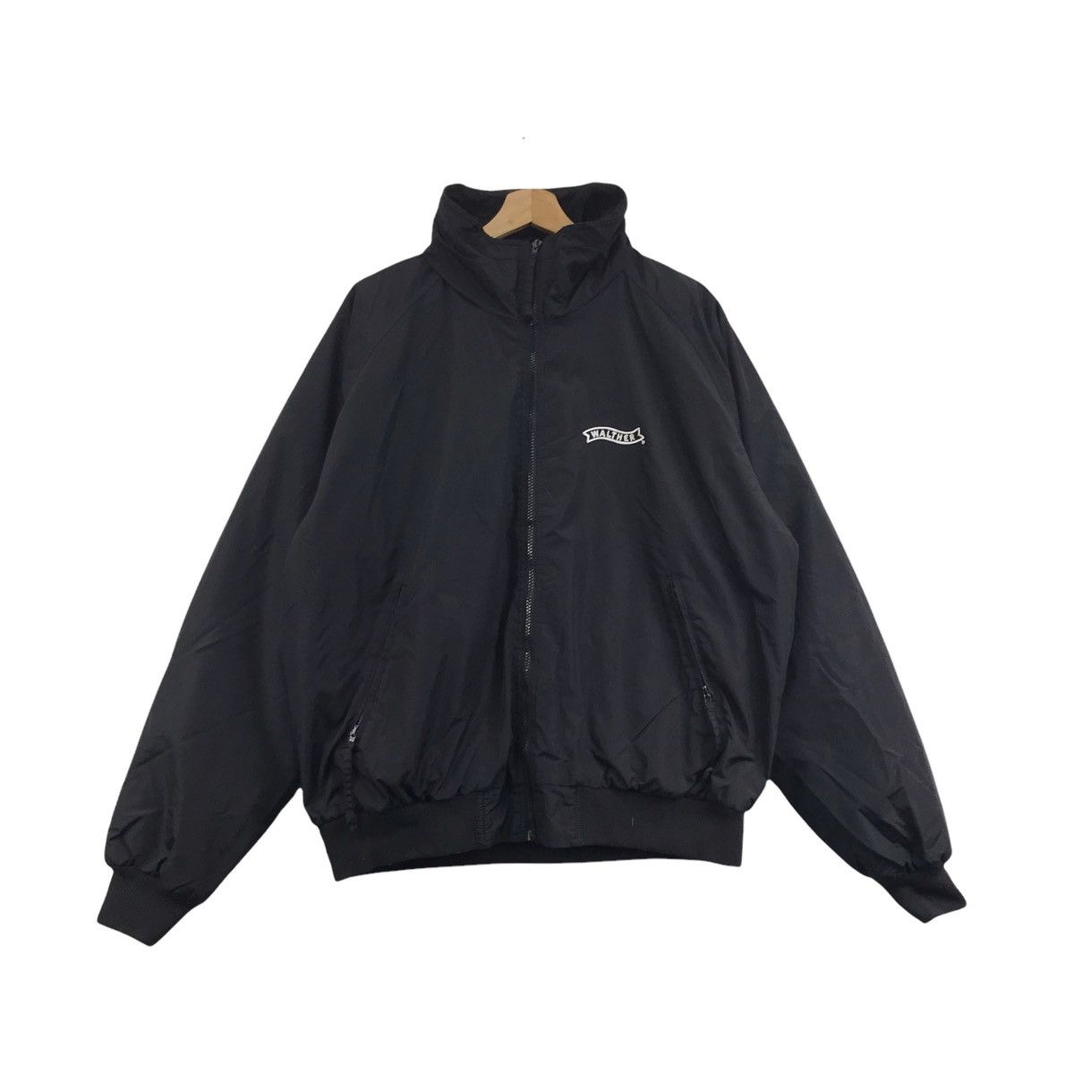 Vintage WALTHER TRI MOUNTAIN Hiking Outdoor Black Jacket Size US L / EU 52-54 / 3 - 1 Thumbnail