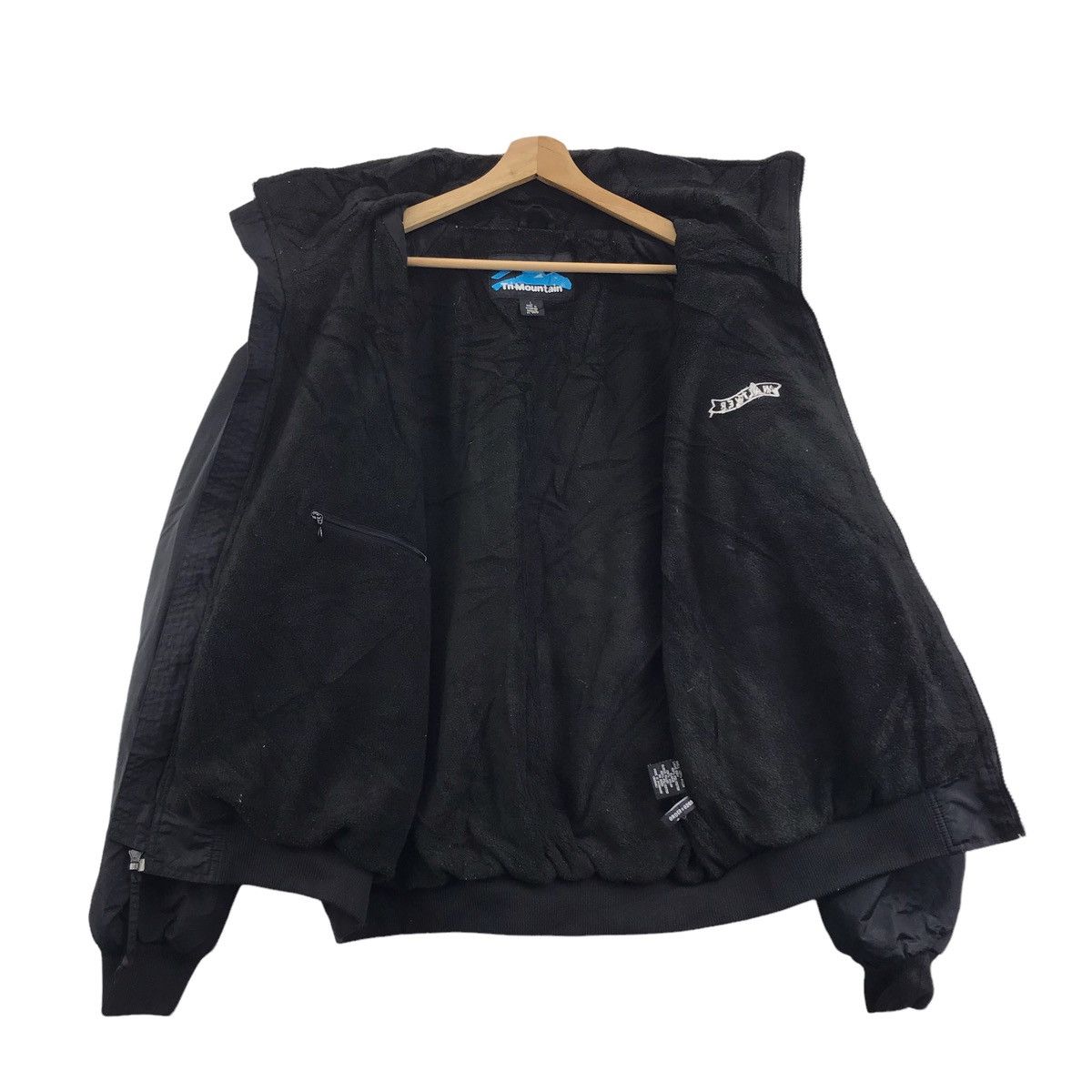 Vintage WALTHER TRI MOUNTAIN Hiking Outdoor Black Jacket Size US L / EU 52-54 / 3 - 7 Thumbnail