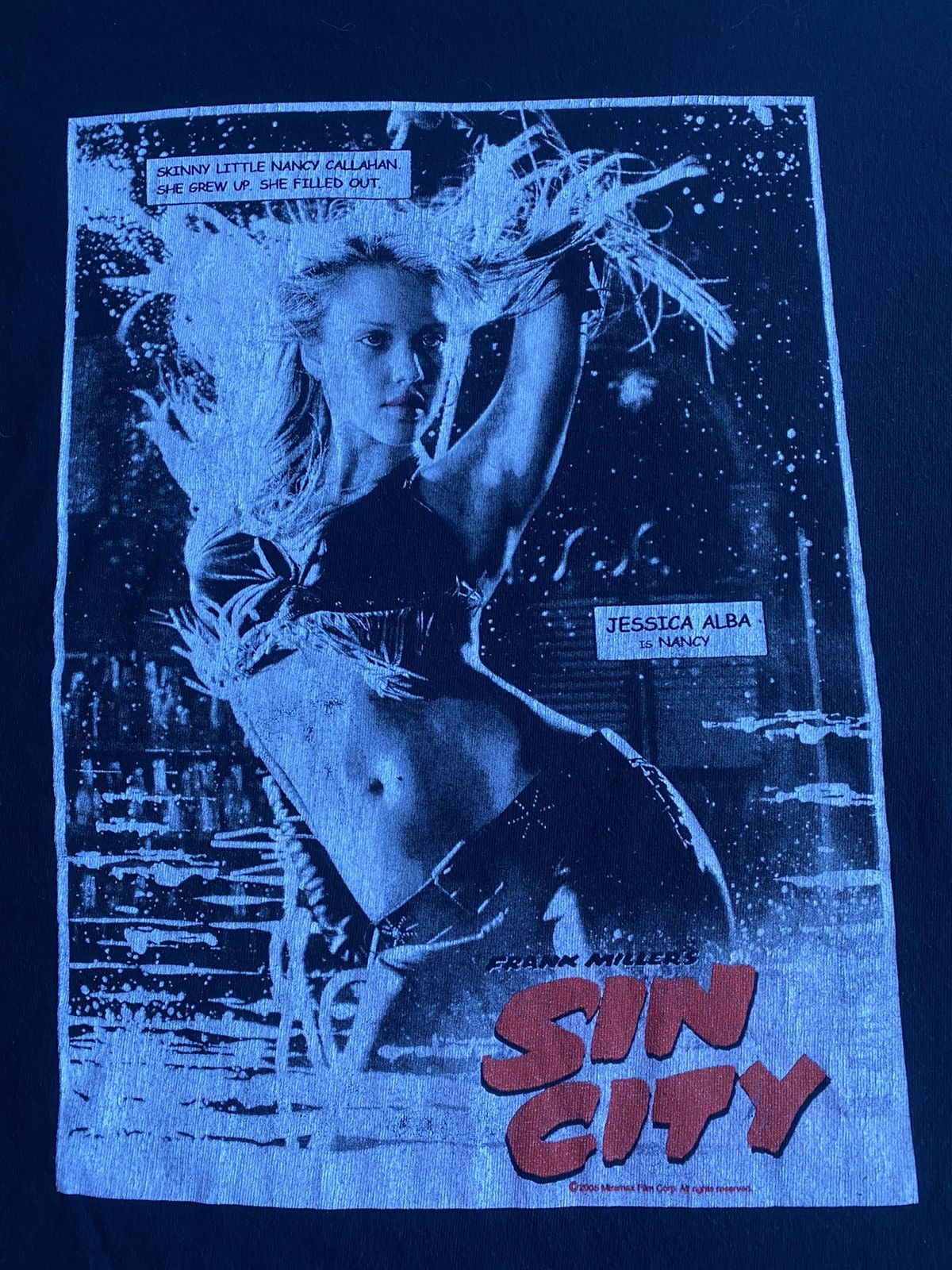 Vintage Vintage Jessica Alba Sin City Movie Promo Poster Tee Size XL Size US XL / EU 56 / 4 - 5 Thumbnail
