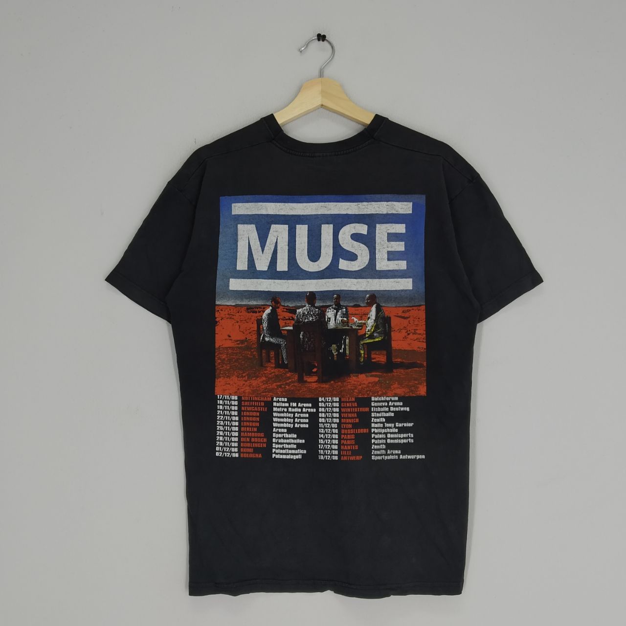 image of Band Tees x Tour Tee Vintage Muse Band Album Black Holes & Revelations Promo Tee (Size Medium)