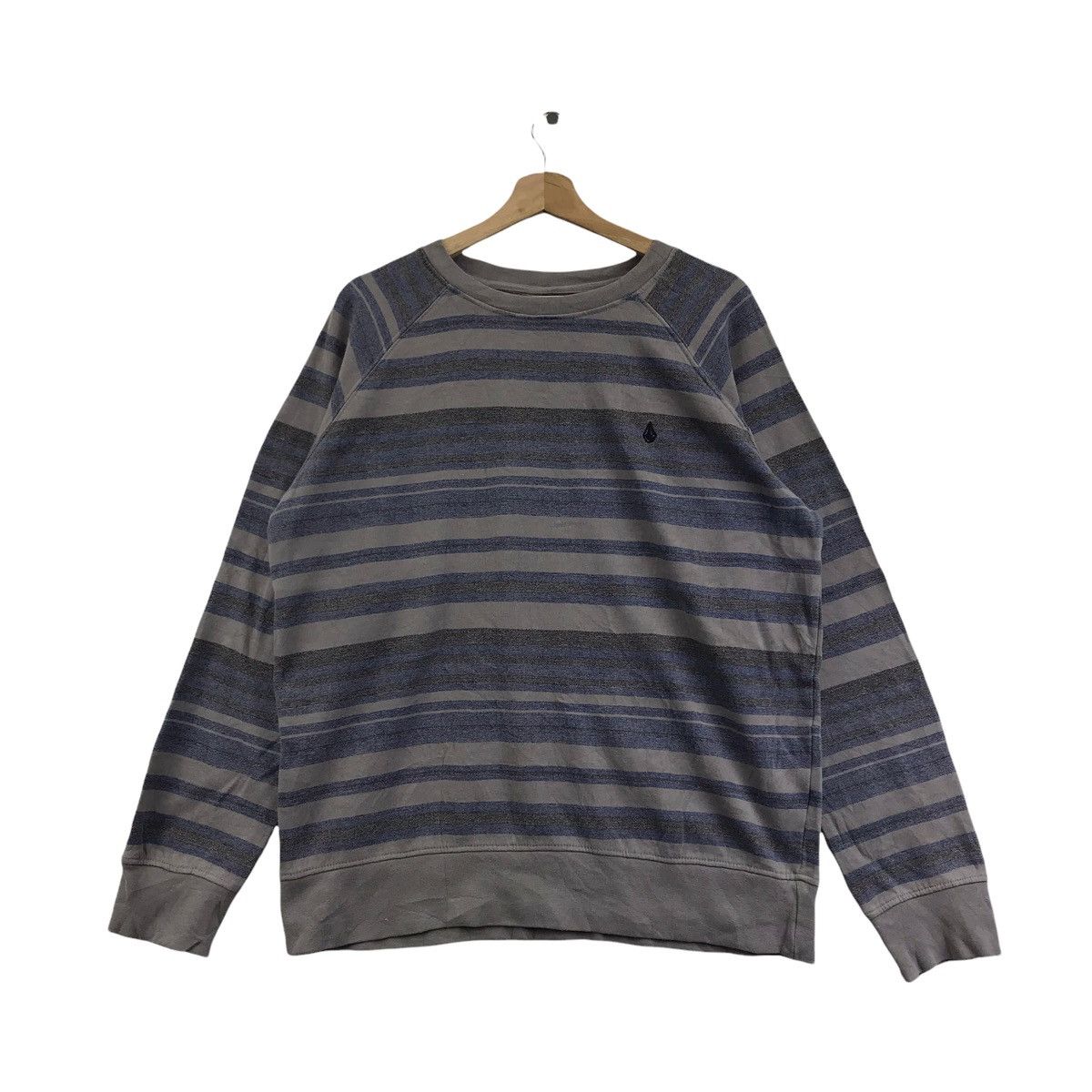 Volcom VOLCOM SURF USA Surfing Board Stripes Grey Sweatshirt Size US L / EU 52-54 / 3 - 1 Thumbnail