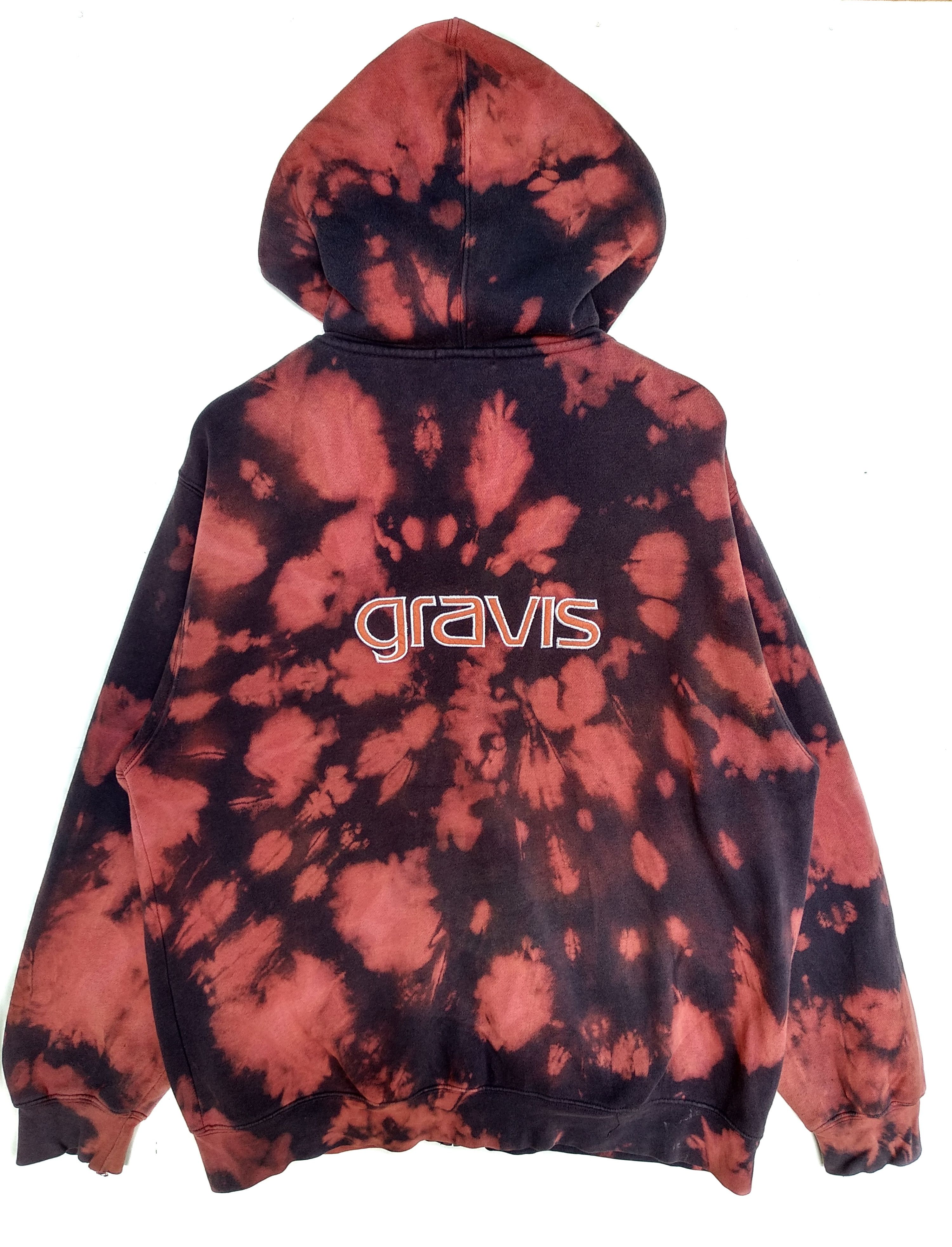 Gravis Bleach Wash Gravis Sweater Hoodie/Size M/Good Condition Size US M / EU 48-50 / 2 - 2 Thumbnail