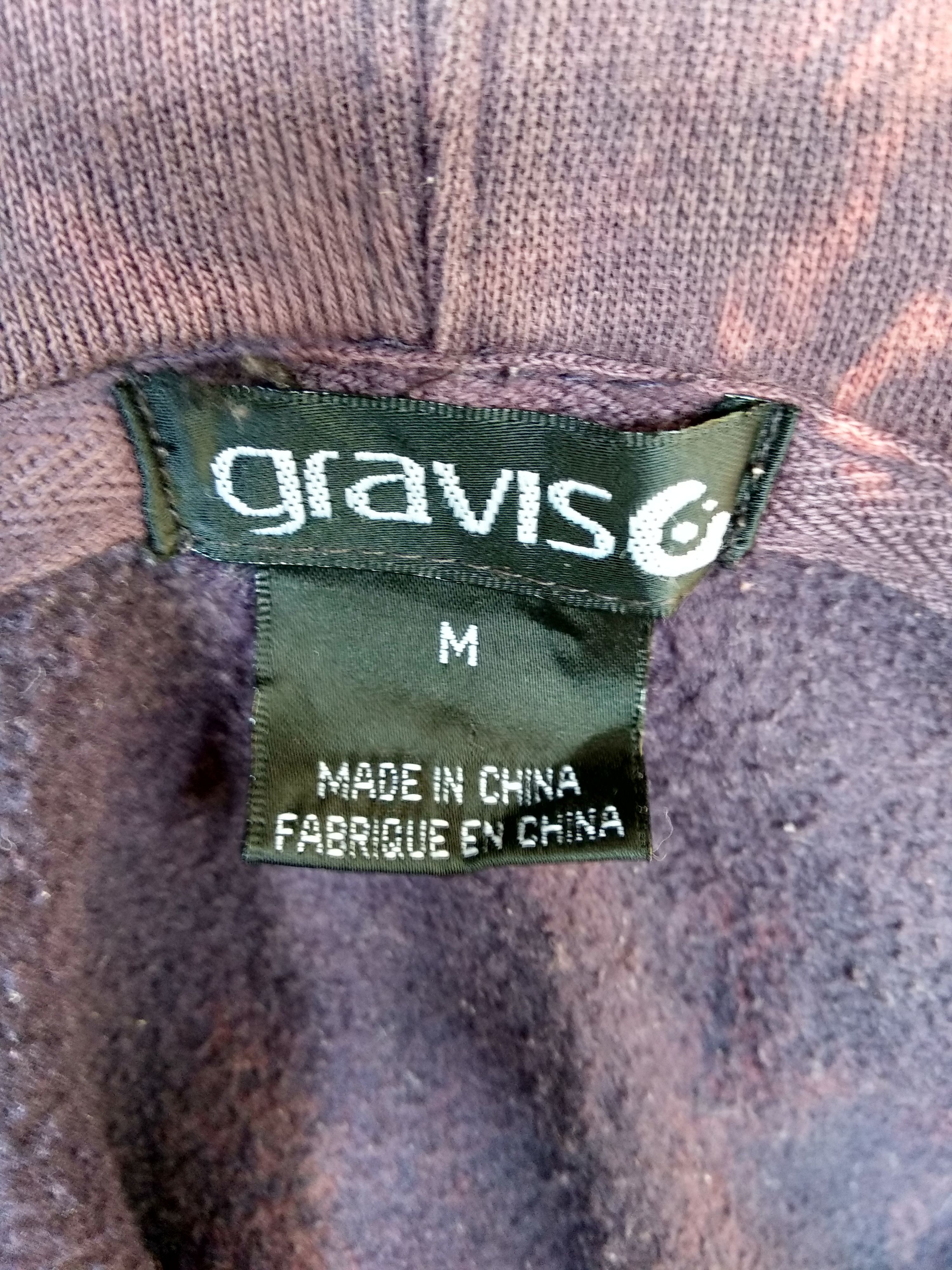 Gravis Bleach Wash Gravis Sweater Hoodie/Size M/Good Condition Size US M / EU 48-50 / 2 - 6 Thumbnail