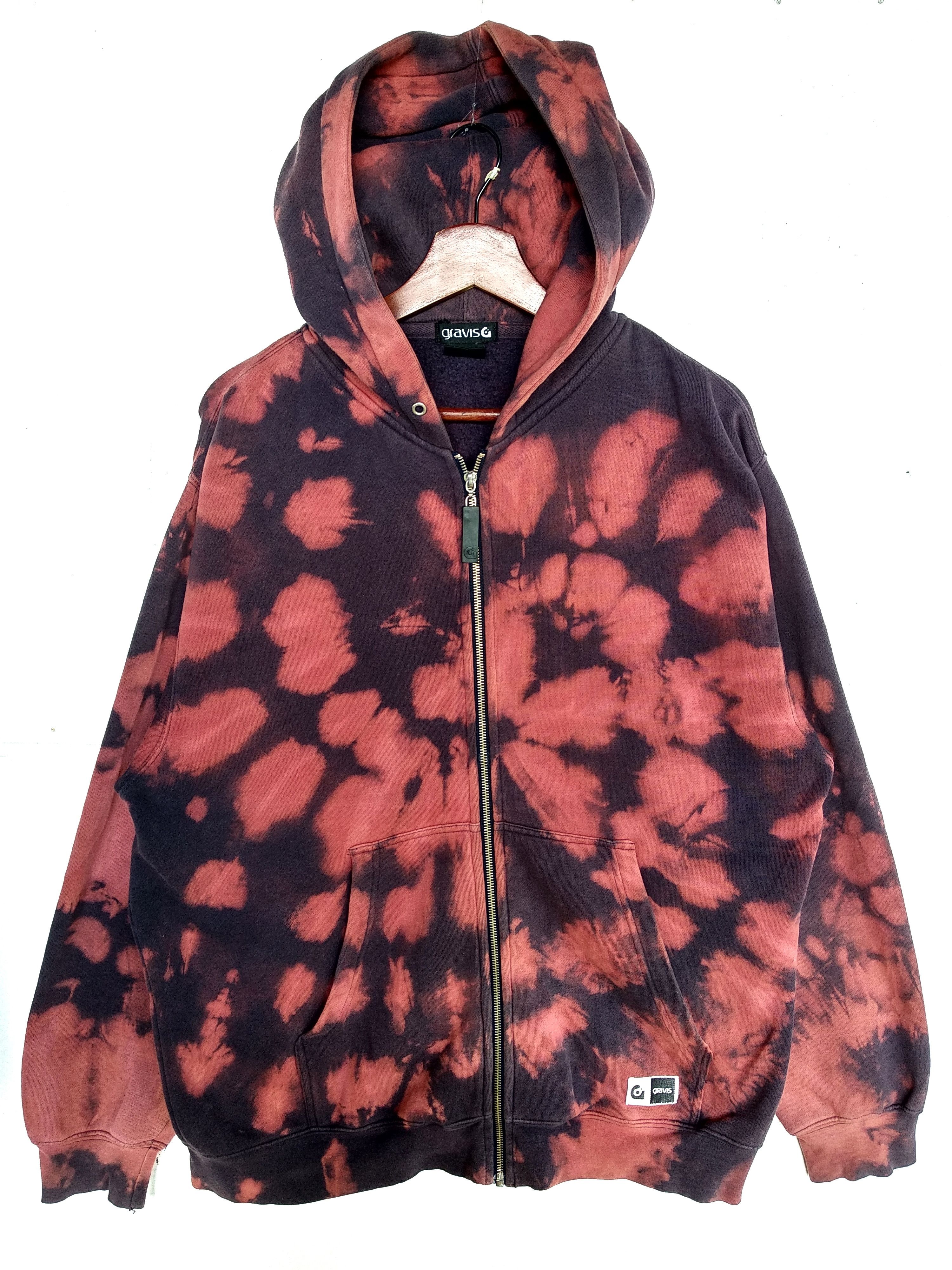Gravis Bleach Wash Gravis Sweater Hoodie/Size M/Good Condition Size US M / EU 48-50 / 2 - 1 Thumbnail