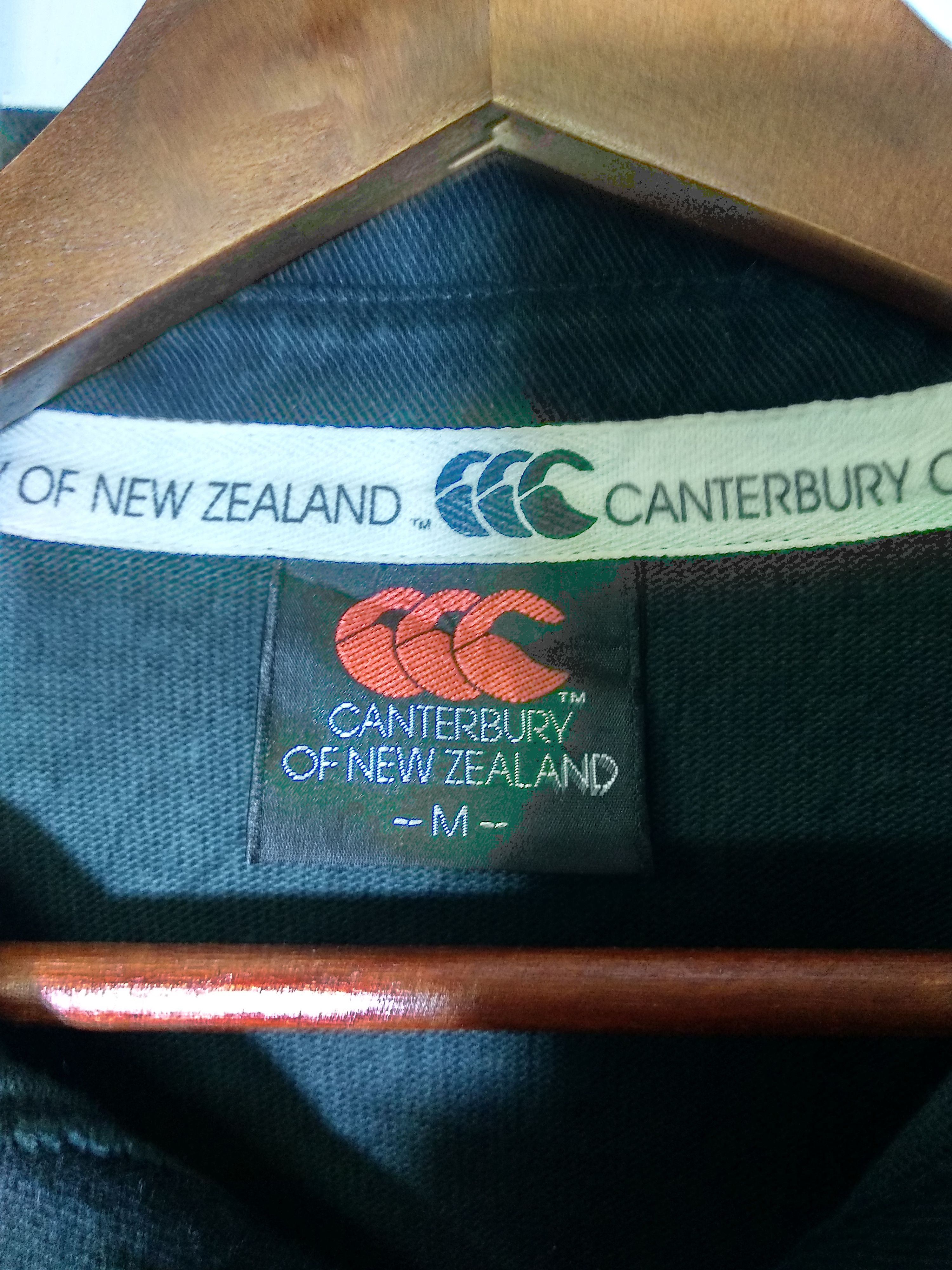 Canterbury of New Zealand VINTAGE HALF ZIP CANTERBURY RUGBY SHIRT Size US M / EU 48-50 / 2 - 6 Thumbnail
