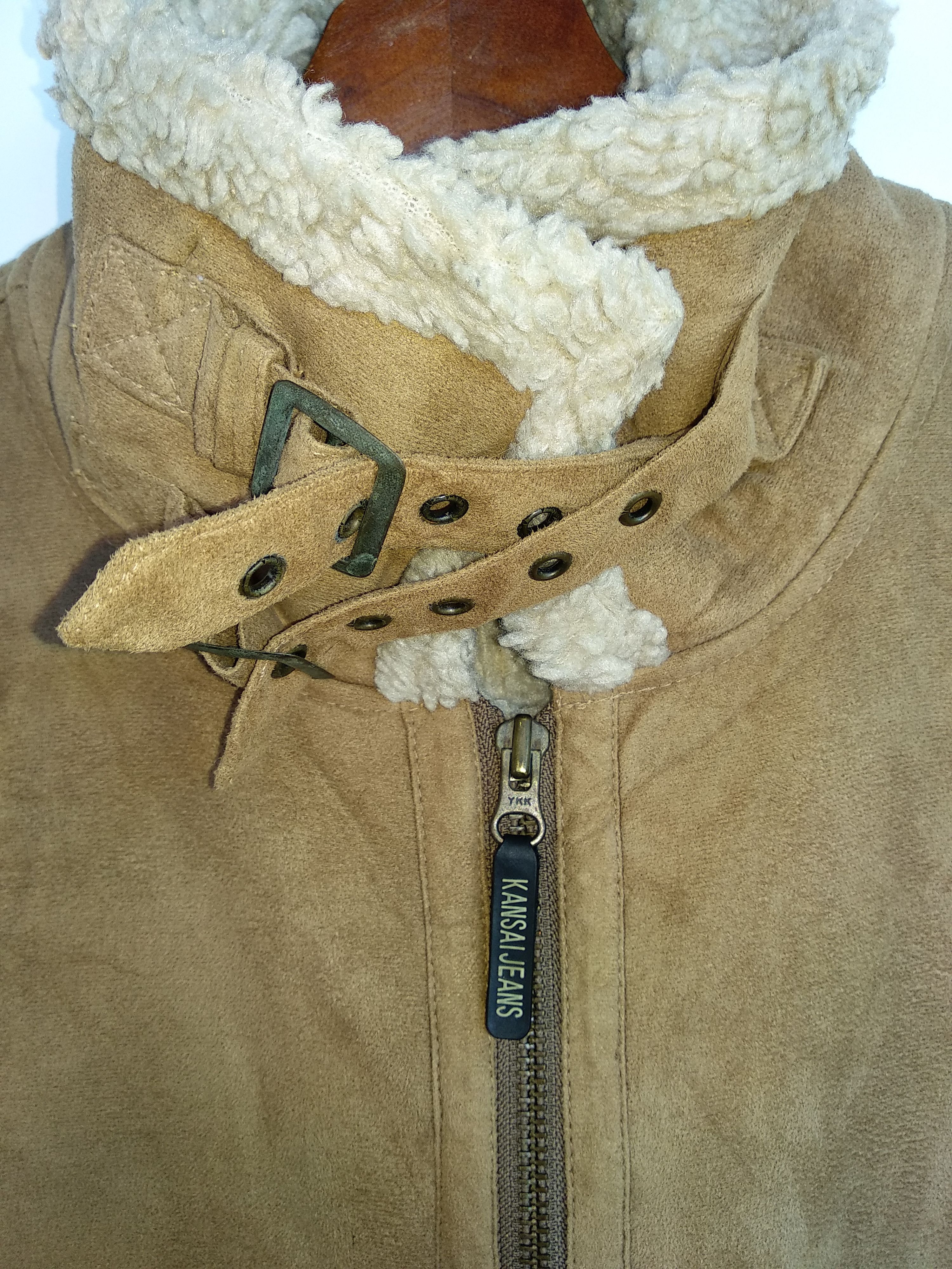 Kansai Yamamoto Vintage Kansai Jeans Sheep Skin Leather Jacket Size US M / EU 48-50 / 2 - 8 Thumbnail
