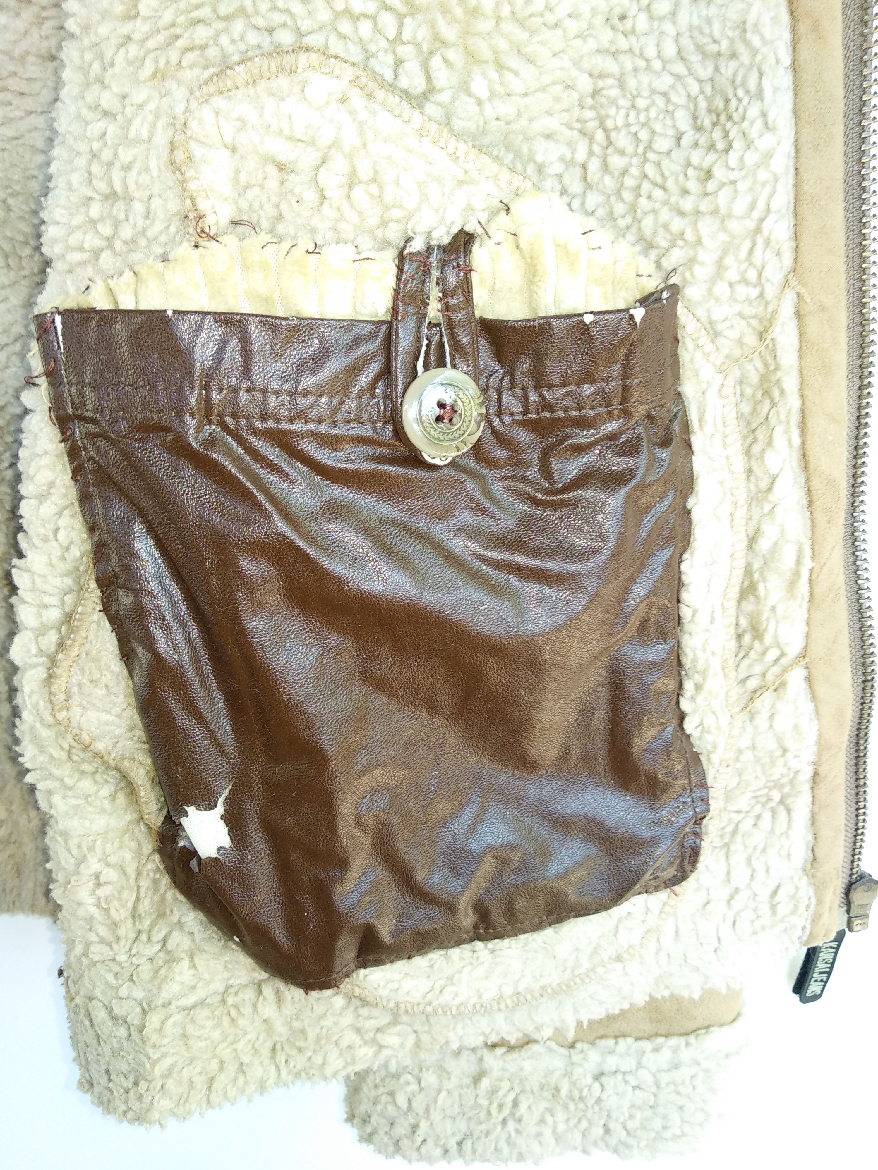 Kansai Yamamoto Vintage Kansai Jeans Sheep Skin Leather Jacket Size US M / EU 48-50 / 2 - 9 Thumbnail