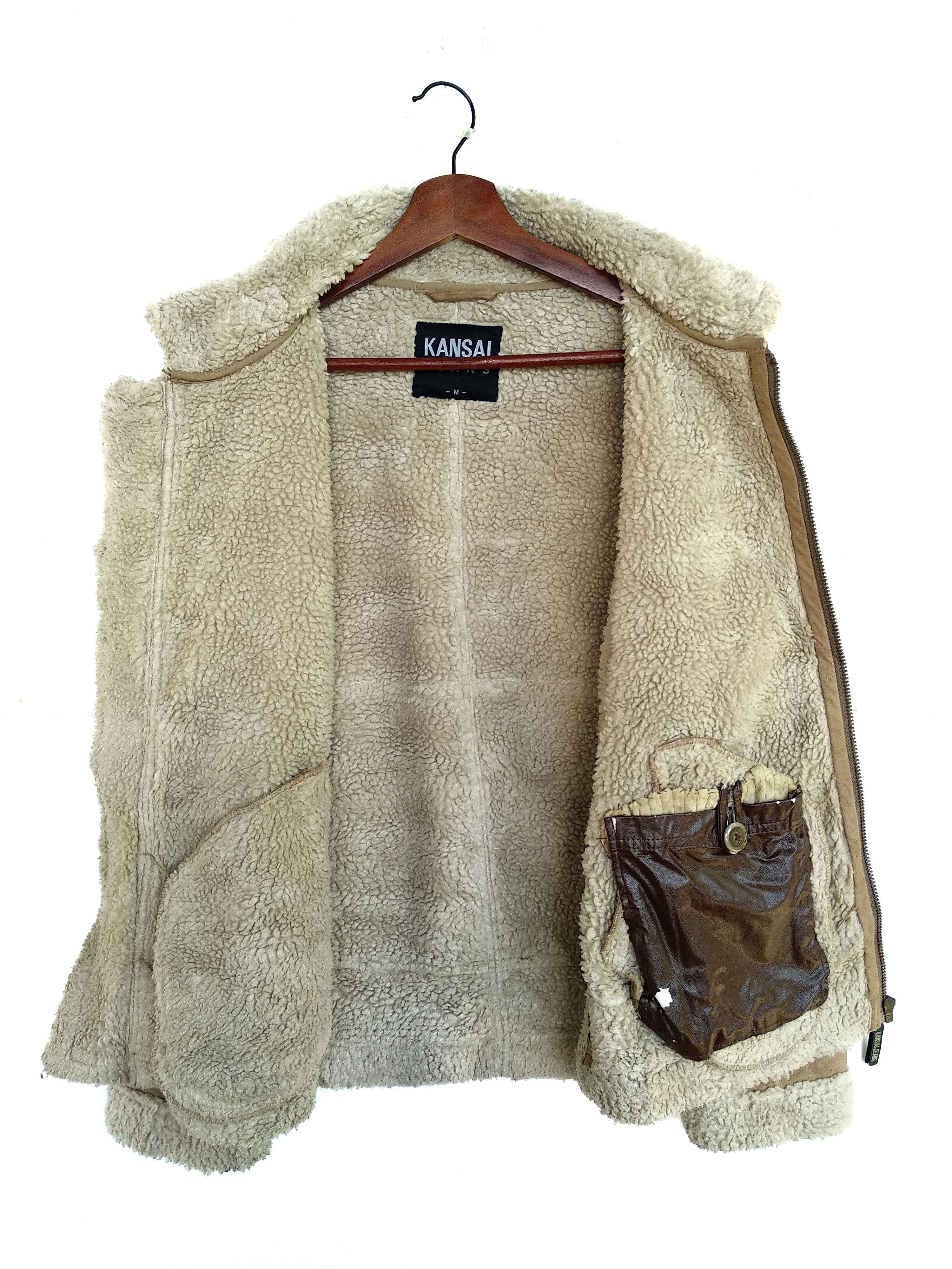 Kansai Yamamoto Vintage Kansai Jeans Sheep Skin Leather Jacket Size US M / EU 48-50 / 2 - 3 Thumbnail