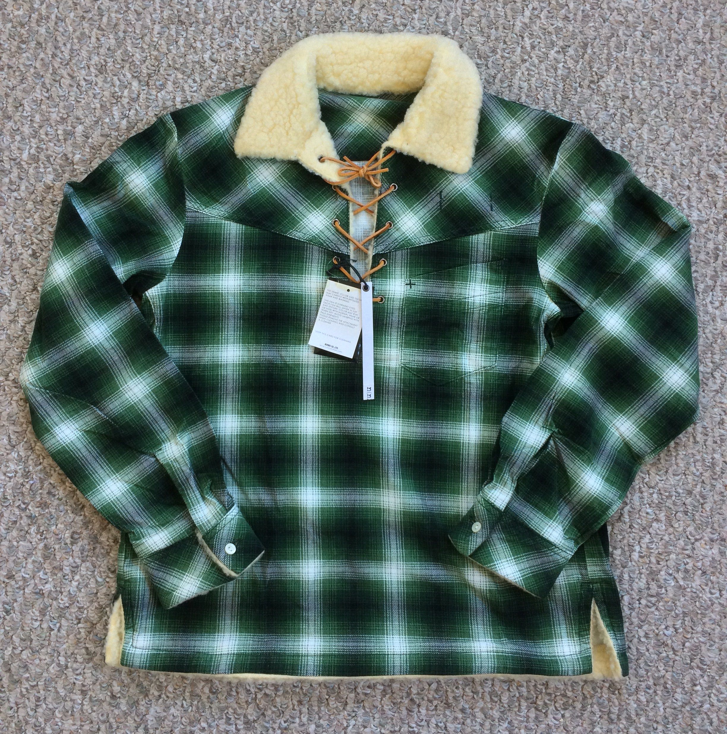 Number (N)ine FW09 NWT Flannel Pullover Size US M / EU 48-50 / 2 - 7 Thumbnail
