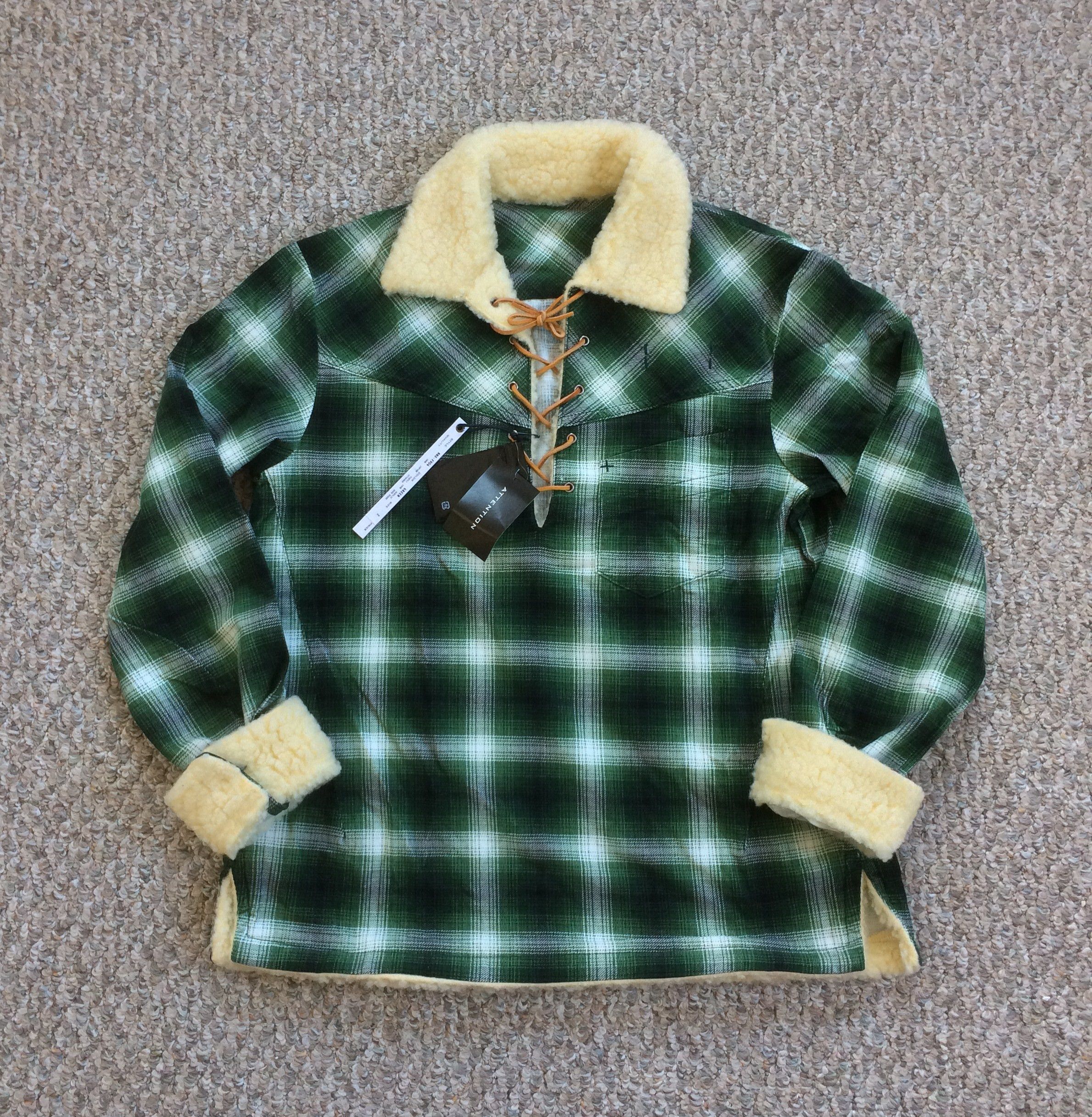 Number (N)ine FW09 NWT Flannel Pullover Size US M / EU 48-50 / 2 - 1 Thumbnail