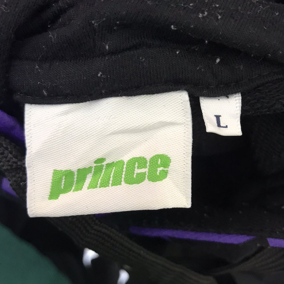 Prince PRINCE TENNIS SPORT Check Tartan Black Hoodie Sweatshirt Size US L / EU 52-54 / 3 - 4 Thumbnail