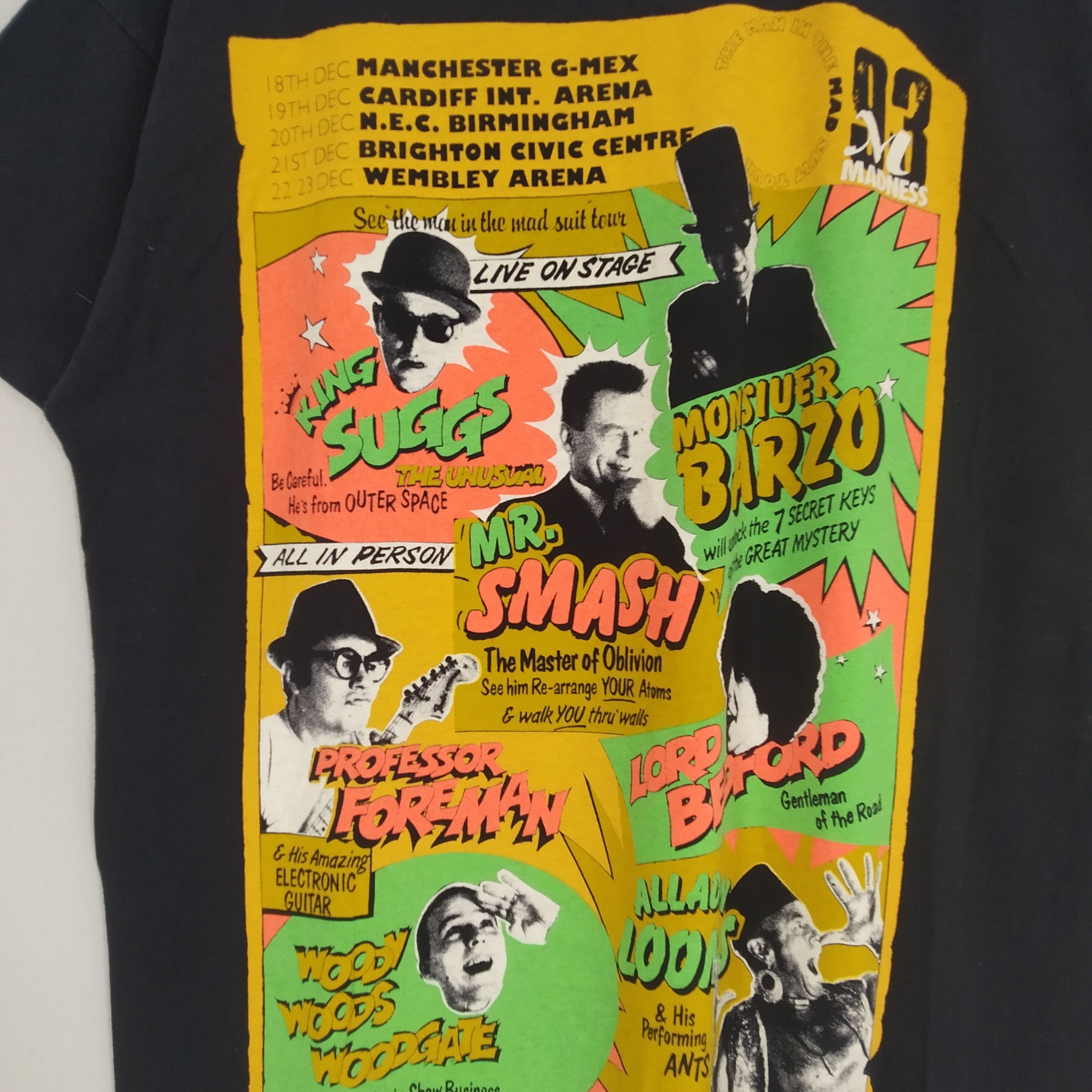 Band Tees Vintage 90s Madness English Ska Pop New Wave Punk Rock Shirt Size US XL / EU 56 / 4 - 4 Thumbnail