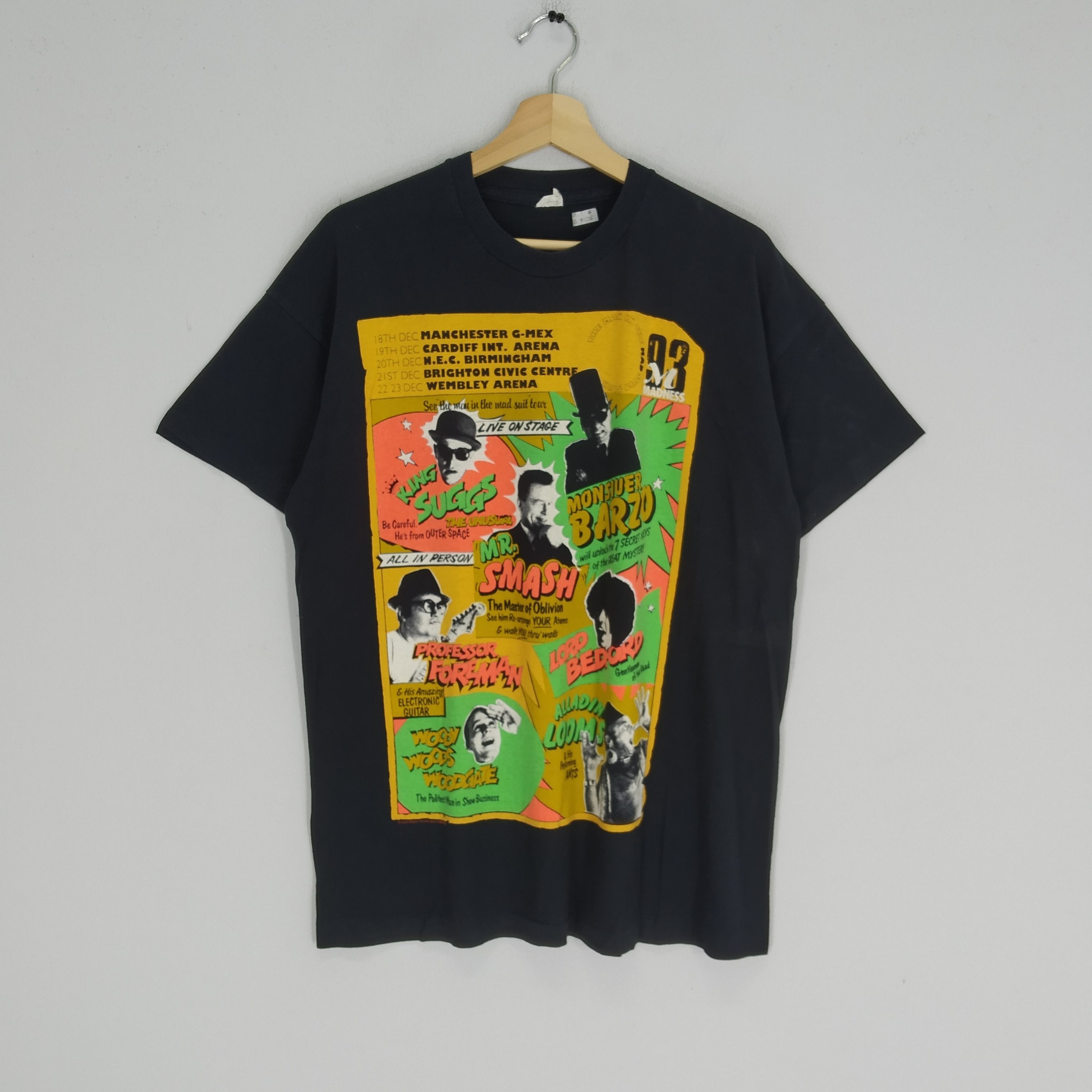 Band Tees Vintage 90s Madness English Ska Pop New Wave Punk Rock Shirt Size US XL / EU 56 / 4 - 1 Thumbnail