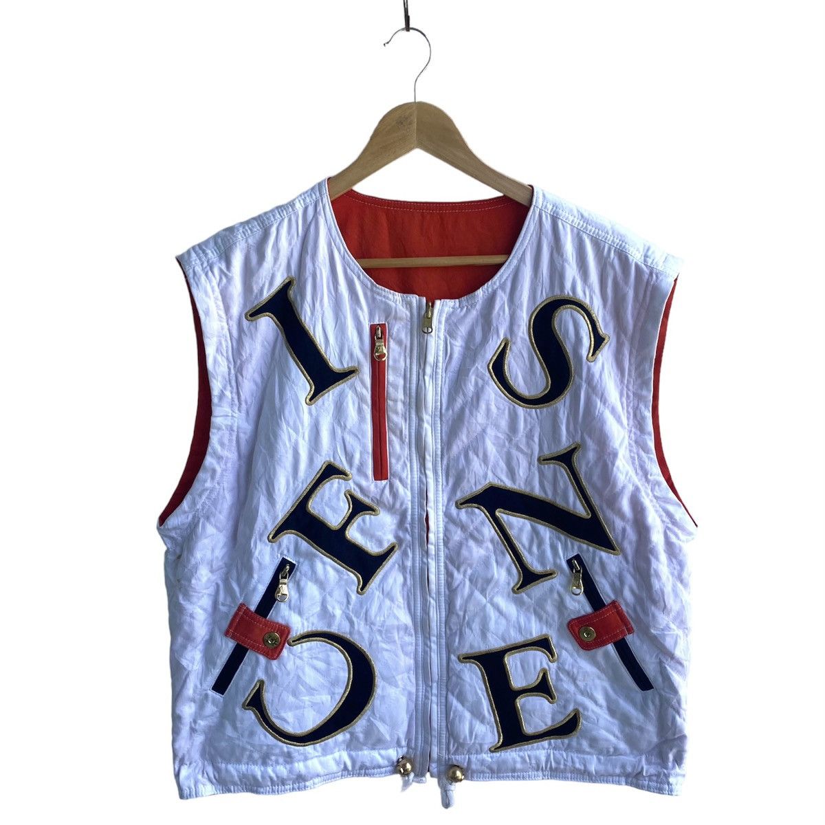 Seno fich Vivido Milano Designer Reversible Vest Jacket
