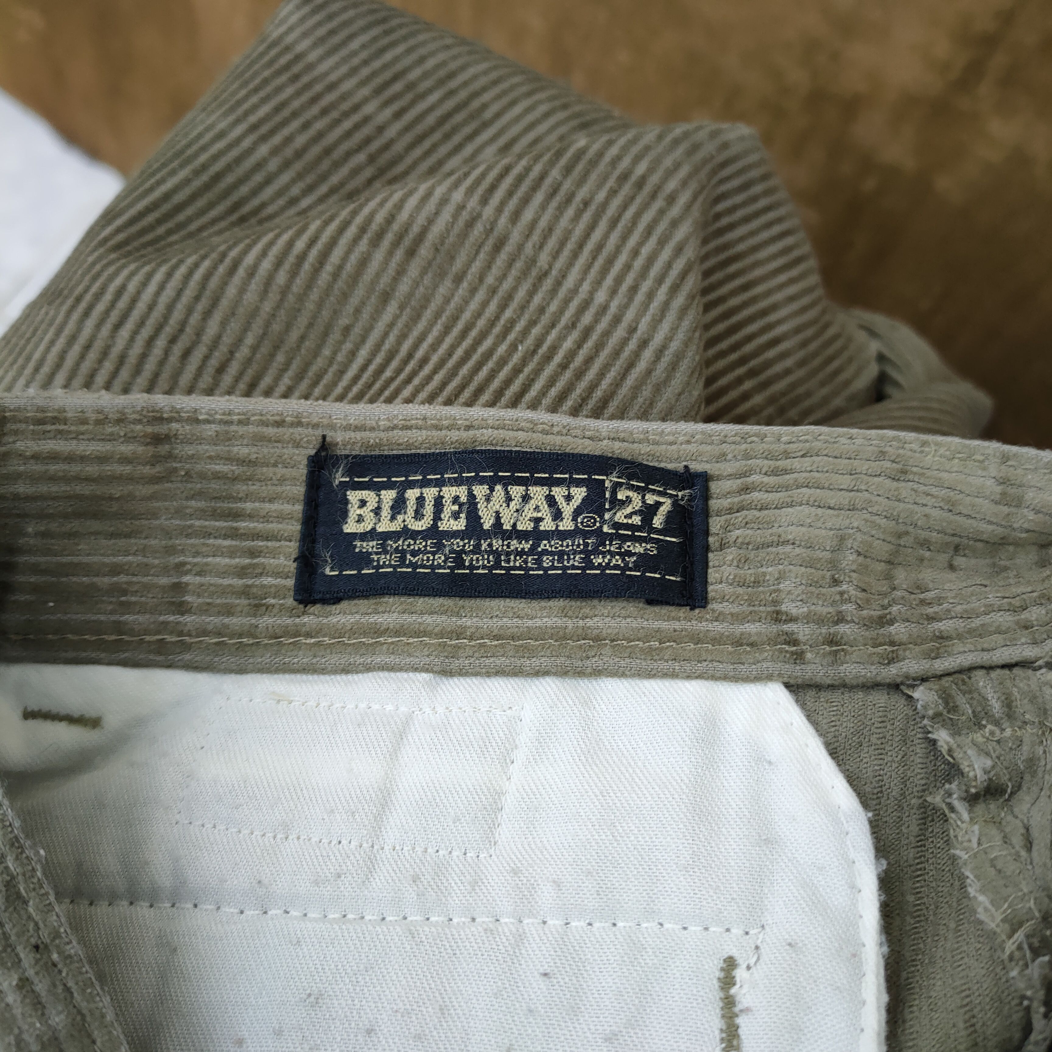 Japanese Brand BLUE WAY FADED CORDUROY PANTS Size US 26 / EU 42 - 13 Thumbnail