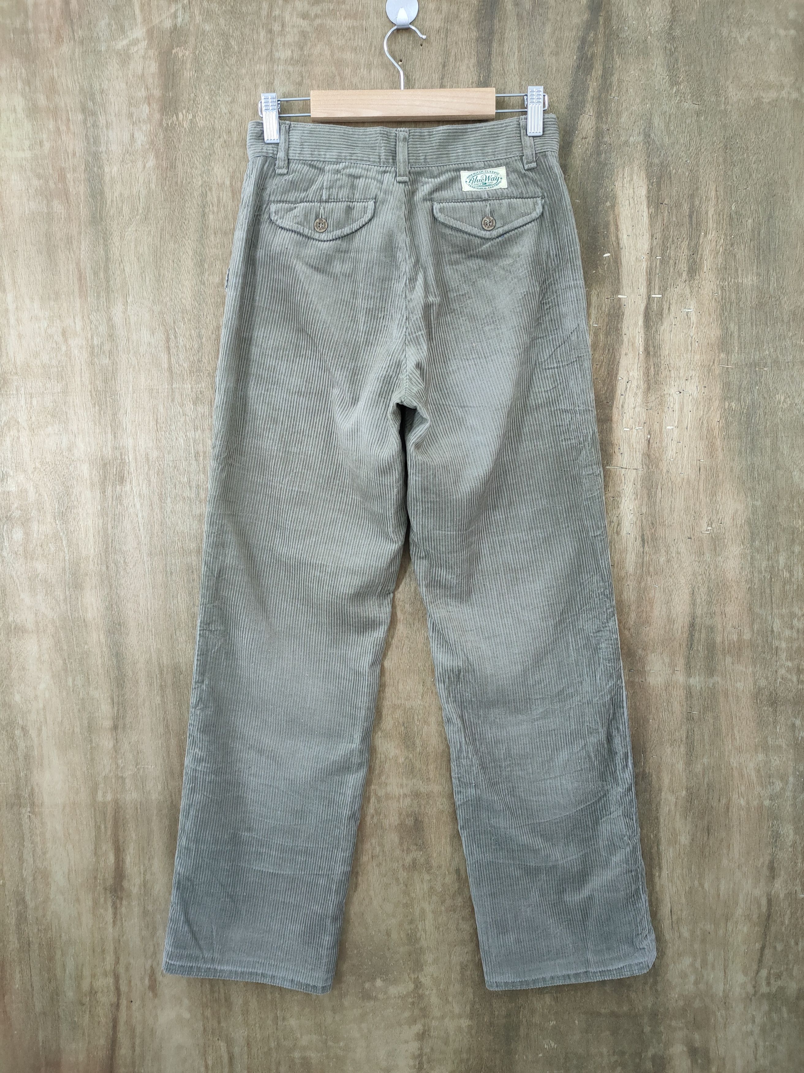Japanese Brand BLUE WAY FADED CORDUROY PANTS Size US 26 / EU 42 - 2 Thumbnail