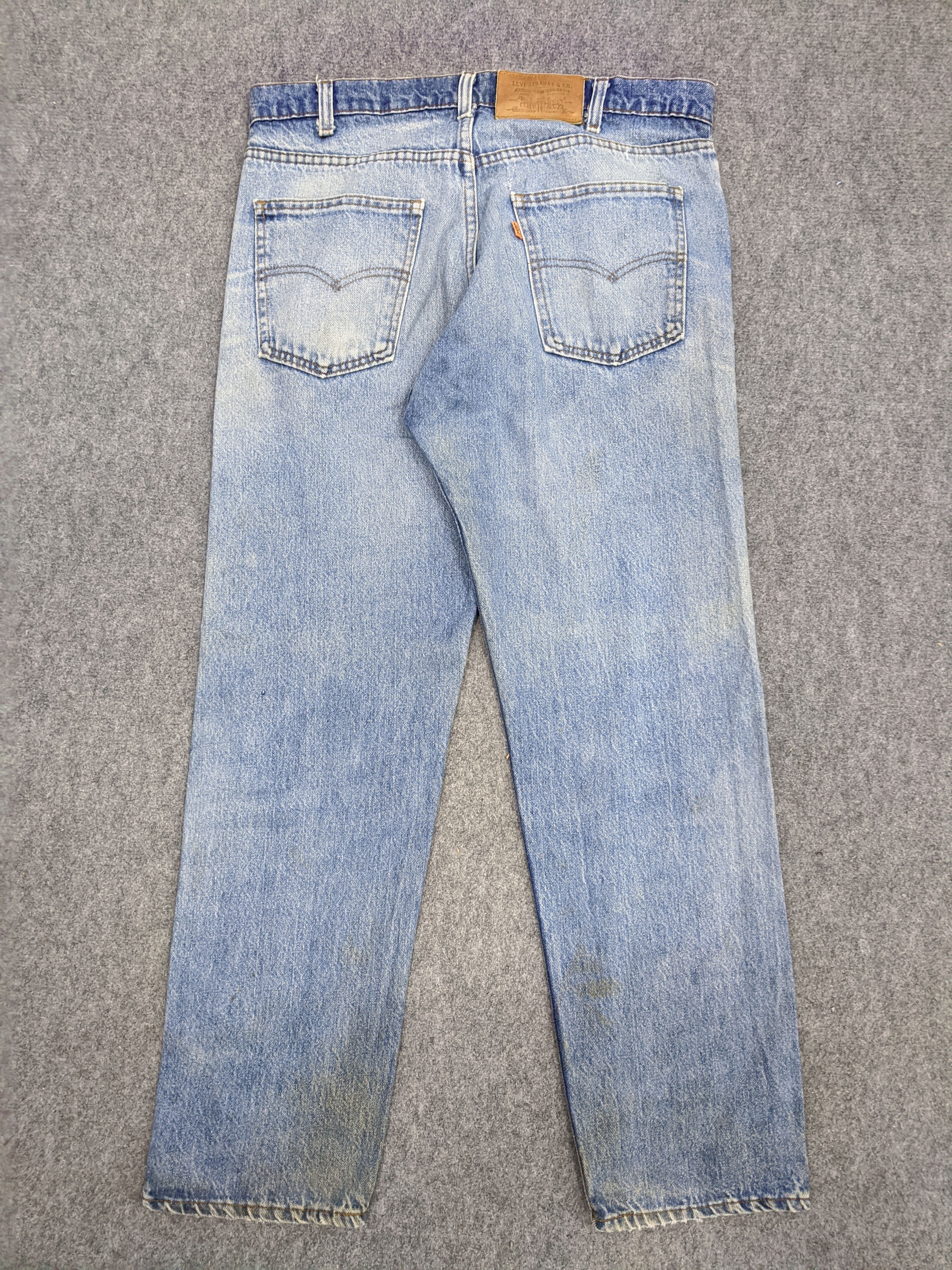 Levi's Vintage 90s Levis Orange Tab Jeans DP0724 Size US 36 / EU 52 - 3 Thumbnail