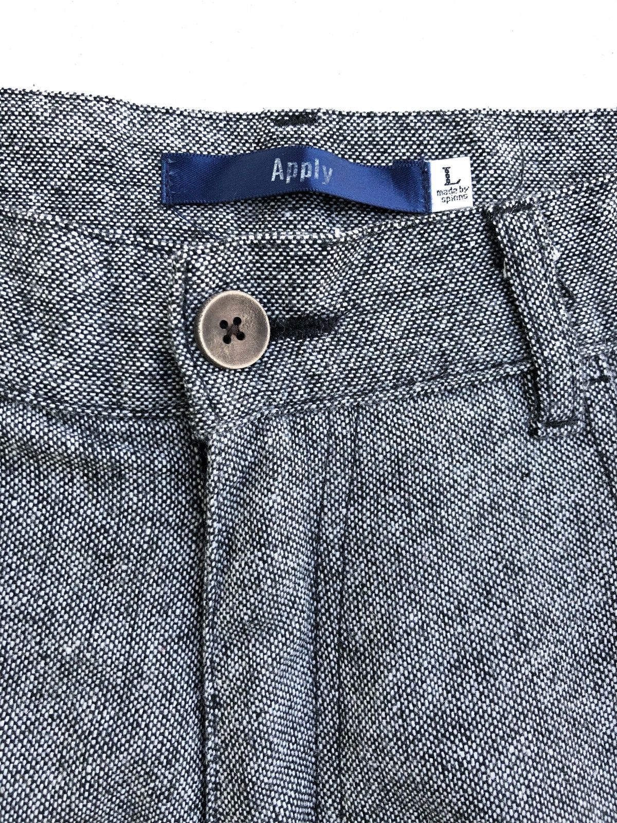 Hysteric Glamour × Japanese Brand × Vintage Japanese Brand Apply Wool Salt & Pepper Kapital Style Size US 31 - 6 Thumbnail