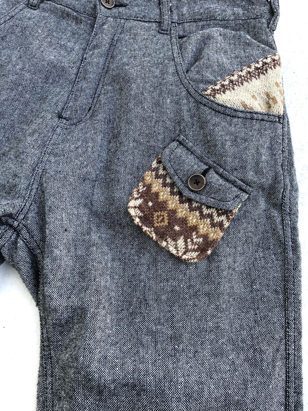 Hysteric Glamour × Japanese Brand × Vintage Japanese Brand Apply Wool Salt & Pepper Kapital Style Size US 31 - 5 Thumbnail
