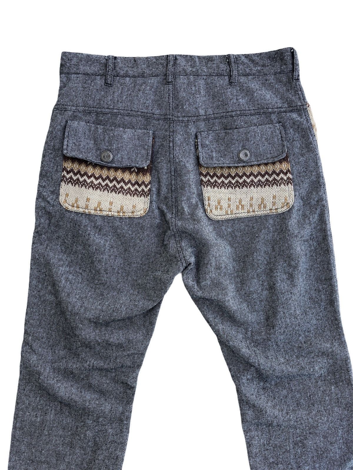 Hysteric Glamour × Japanese Brand × Vintage Japanese Brand Apply Wool Salt & Pepper Kapital Style Size US 31 - 4 Thumbnail