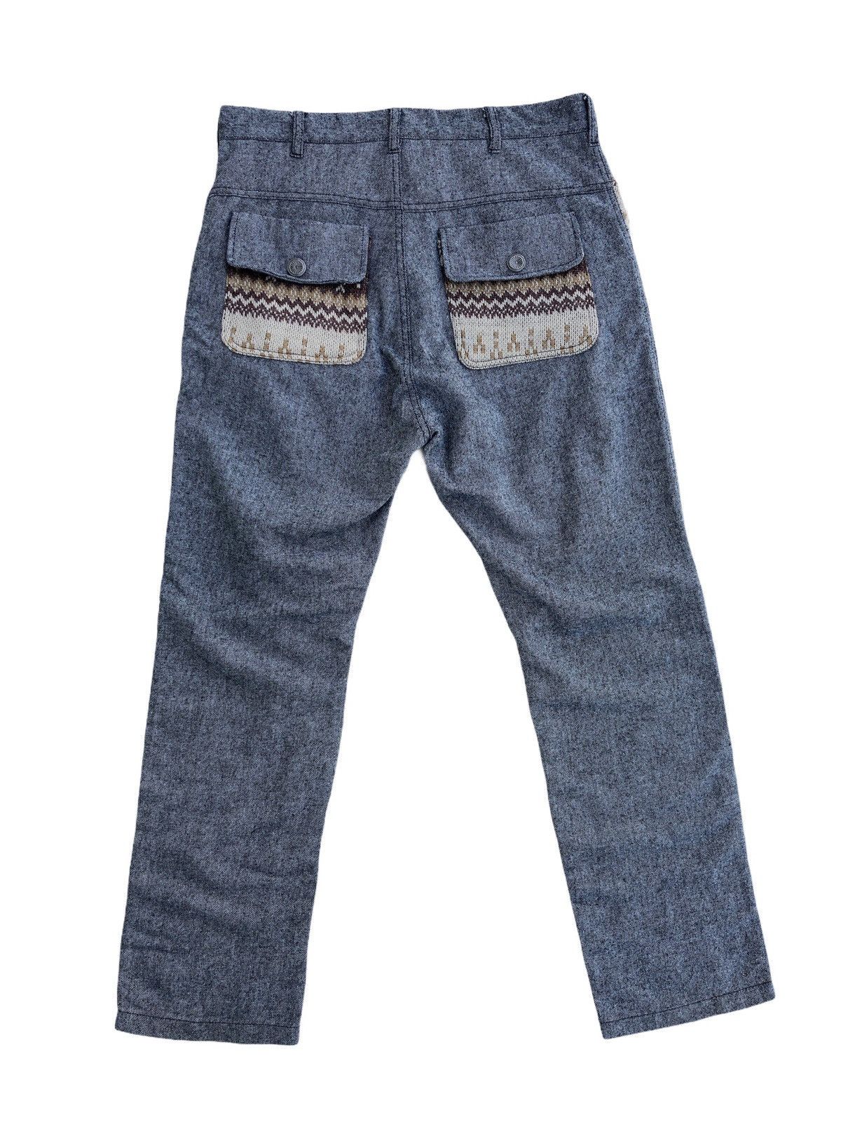 Hysteric Glamour × Japanese Brand × Vintage Japanese Brand Apply Wool Salt & Pepper Kapital Style Size US 31 - 2 Thumbnail