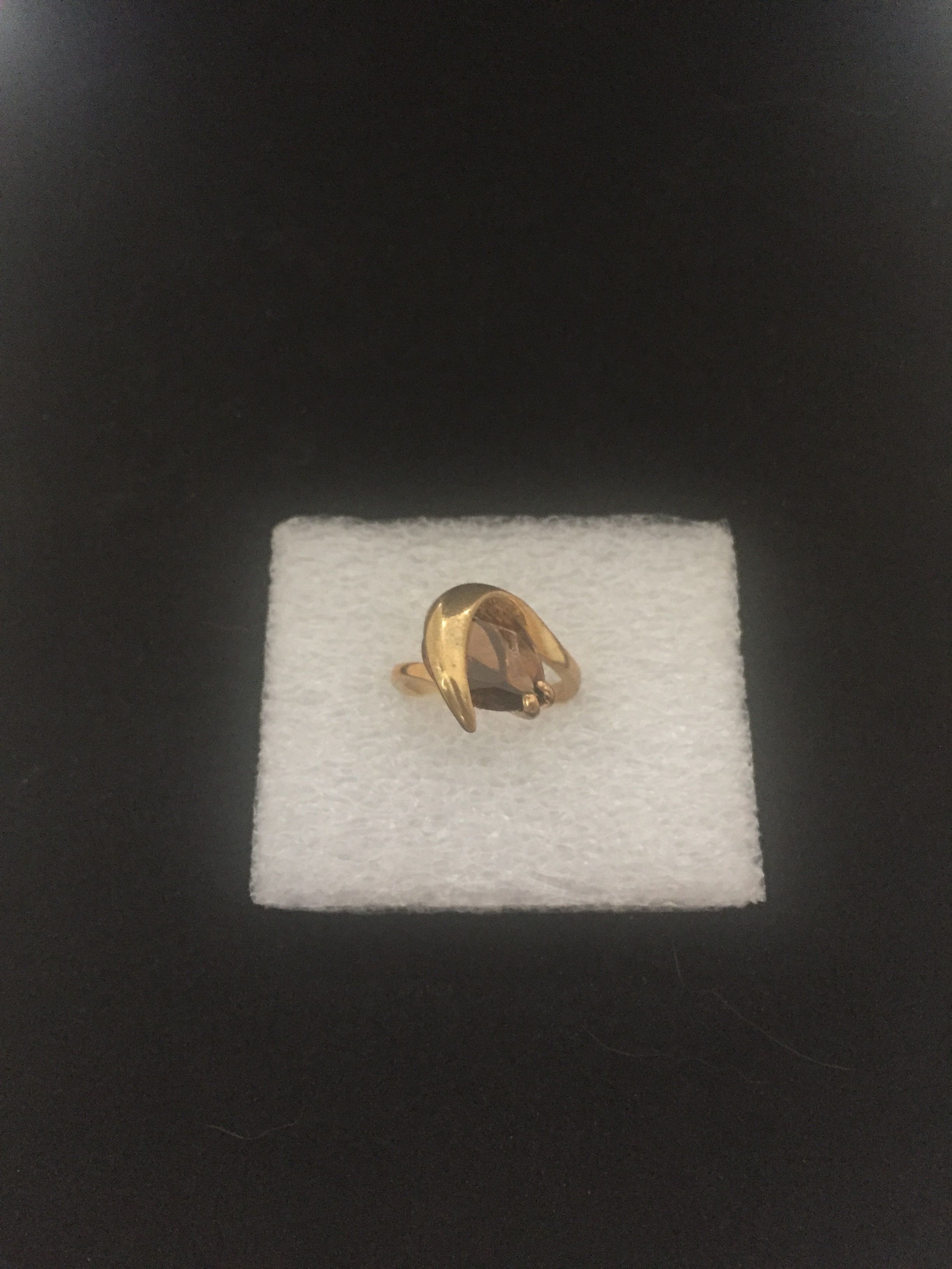 Jewelry Brown CZ Ring - Size 9.75 Size ONE SIZE - 1 Thumbnail