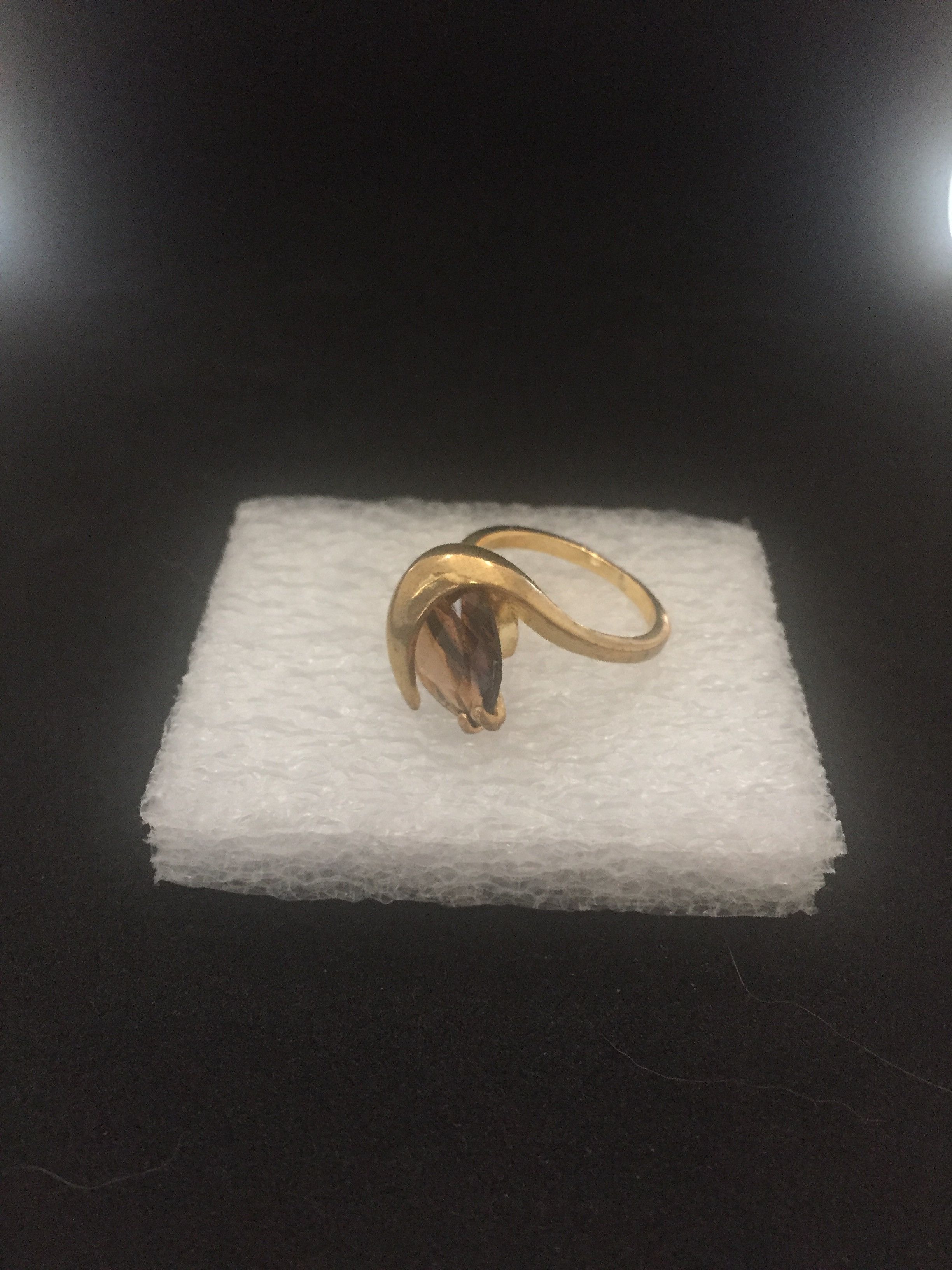 Jewelry Brown CZ Ring - Size 9.75 Size ONE SIZE - 2 Thumbnail