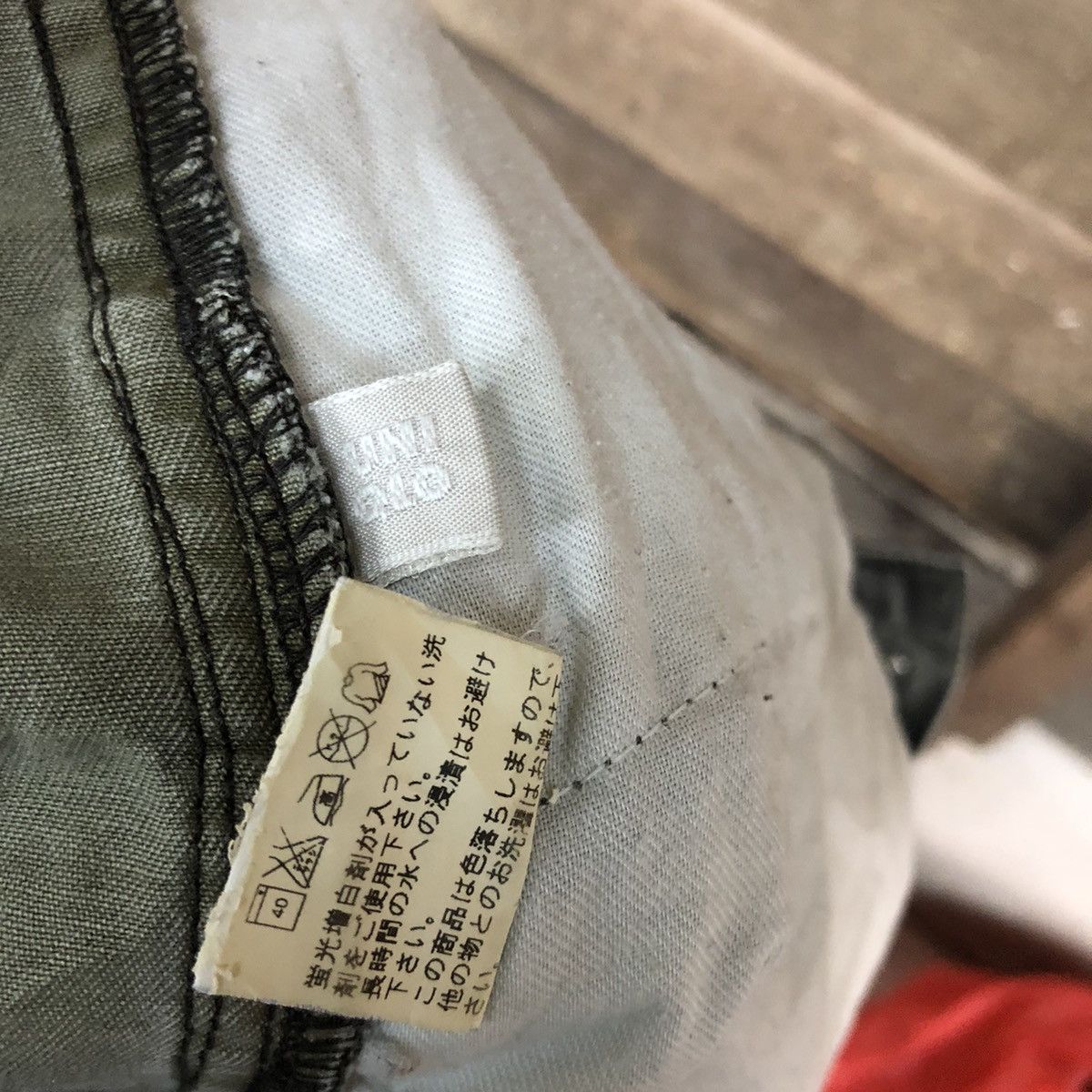 Japanese Brand Uniqlo faded Black Multipocket Cargo Pants #c1023 Size US 33 - 11 Thumbnail