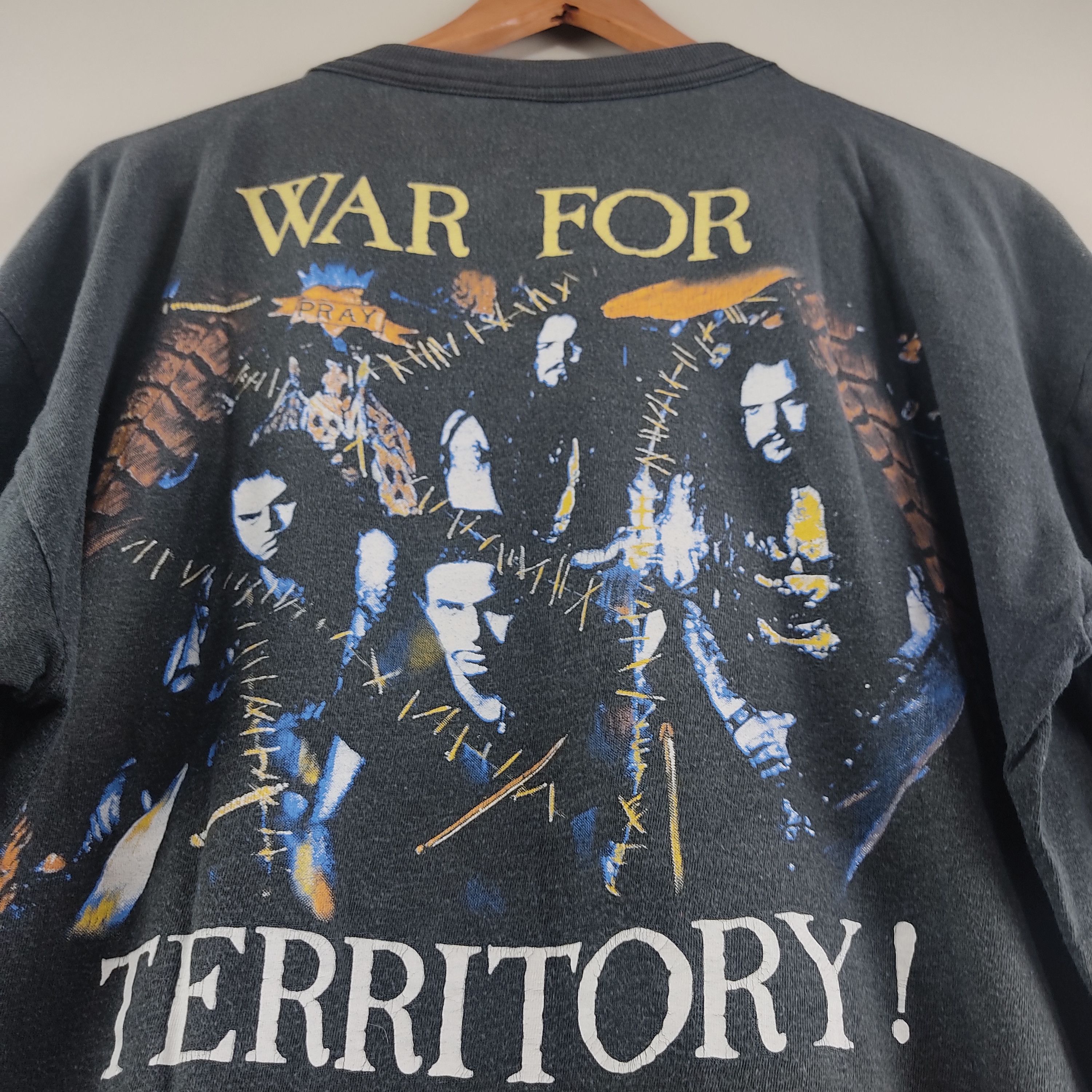 Band Tees × Vintage 1993 Sepultura War for Territory Size US XL / EU 56 / 4 - 3 Thumbnail