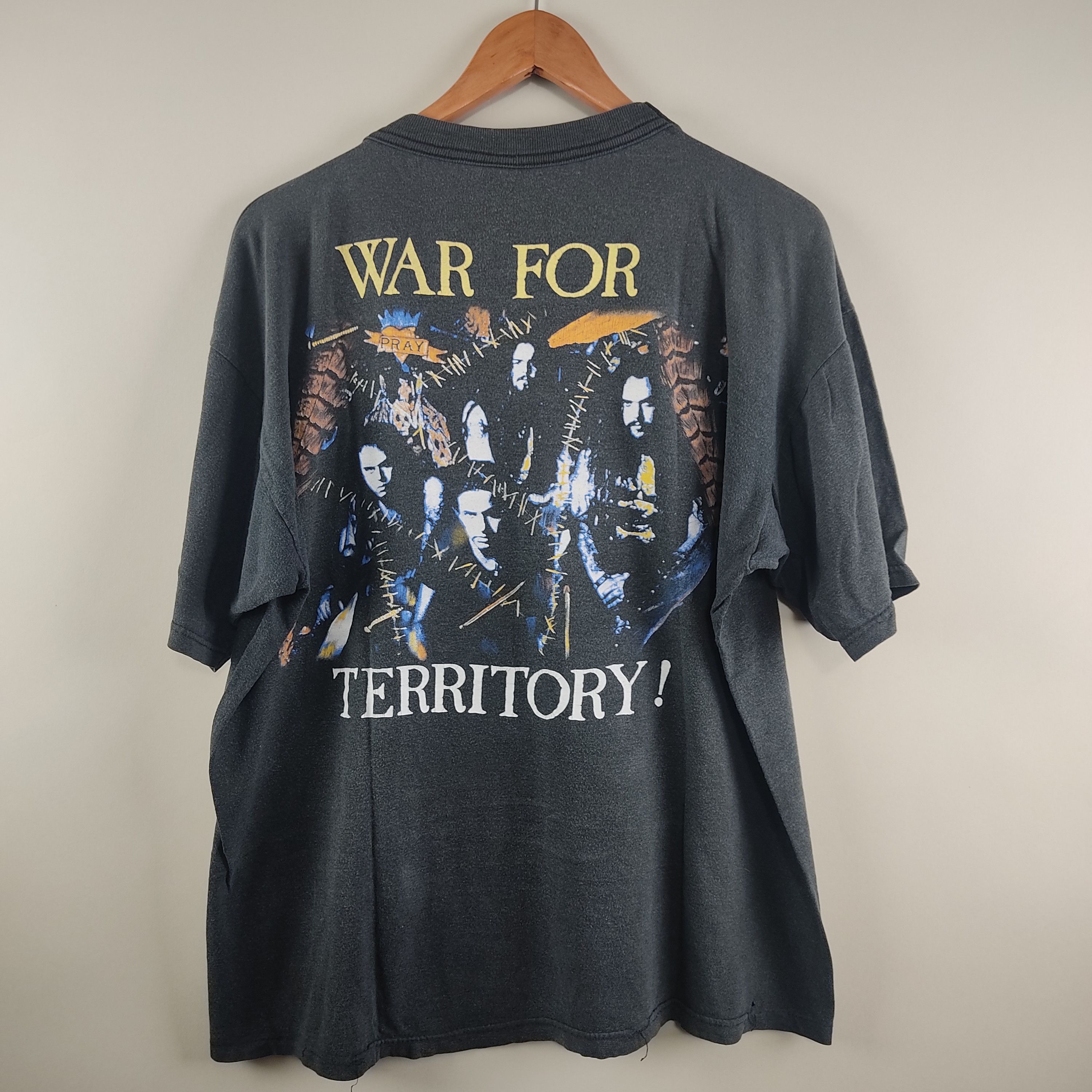 Band Tees × Vintage 1993 Sepultura War for Territory Size US XL / EU 56 / 4 - 2 Thumbnail