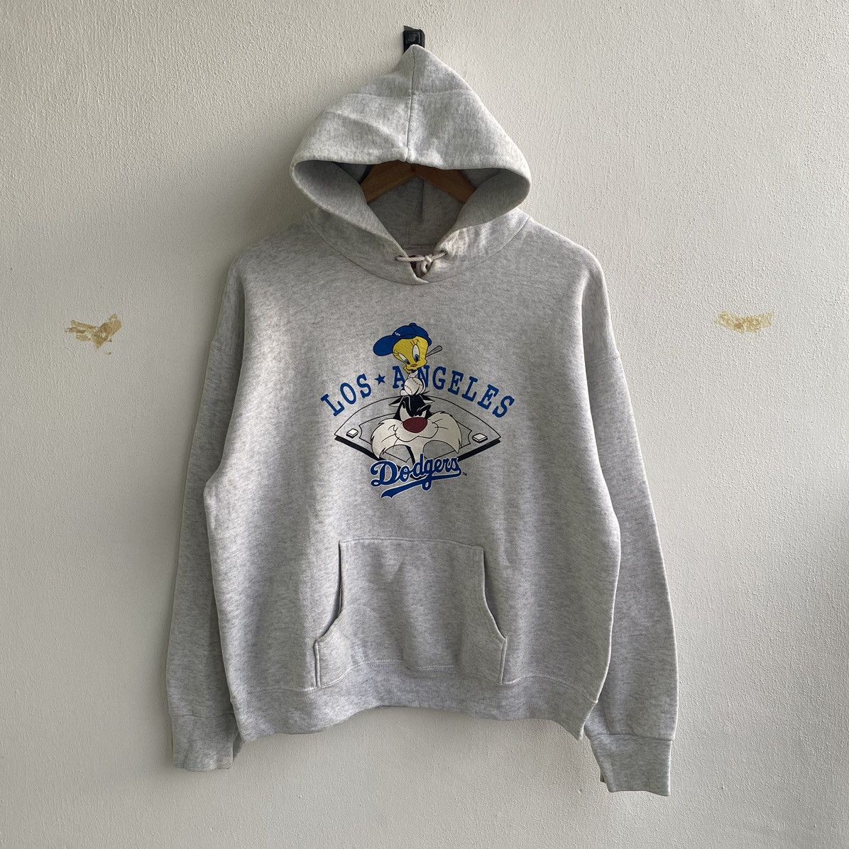 Cartoon Network × MLB Looney Tunes Cartoon Los Angeles Dodgers Vintage Hoodie Size US M / EU 48-50 / 2 - 2 Thumbnail