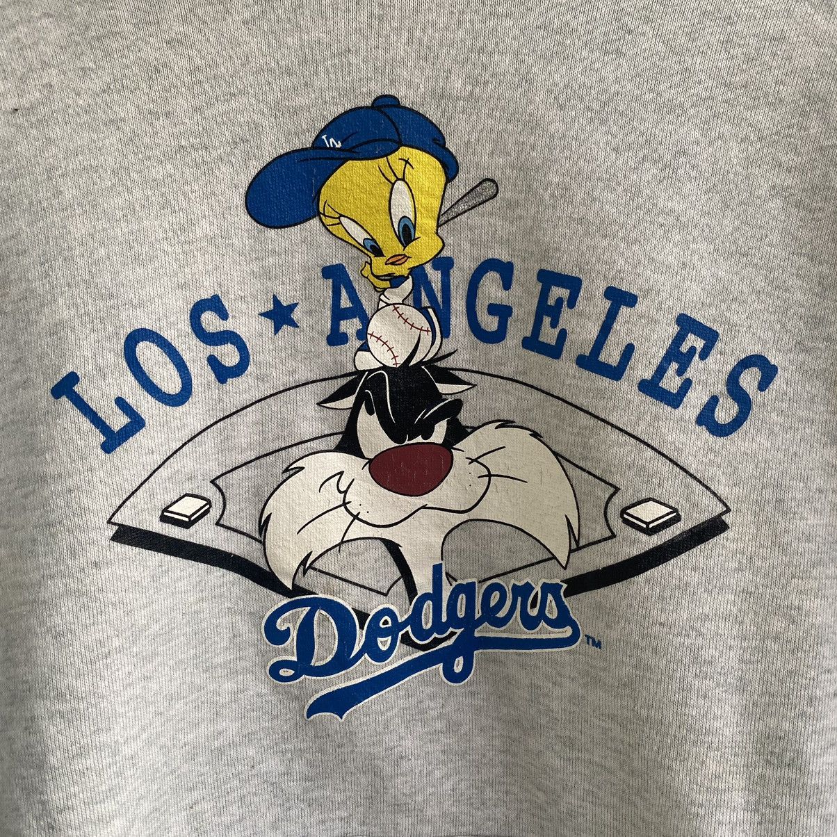 Cartoon Network × MLB Looney Tunes Cartoon Los Angeles Dodgers Vintage Hoodie Size US M / EU 48-50 / 2 - 7 Thumbnail