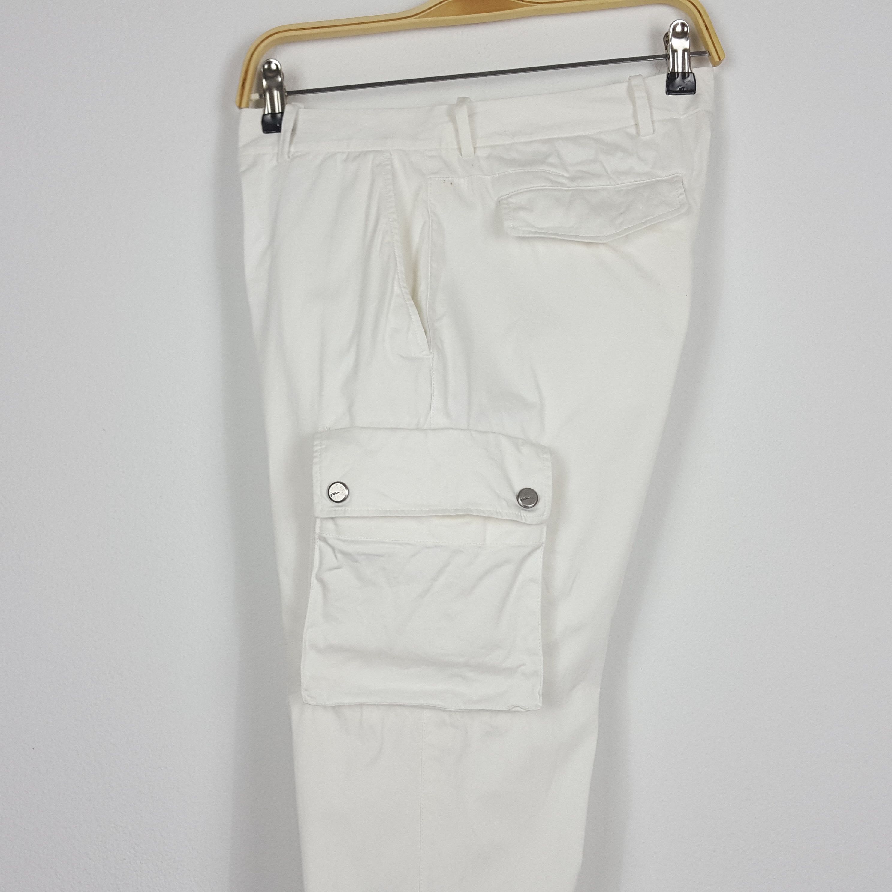Polo Ralph Lauren × Ralph Lauren × Vintage Vintage POLO by Ralph Lauren Cargo Pocket Trousers Pants cp2 Size US 33 - 11 Thumbnail