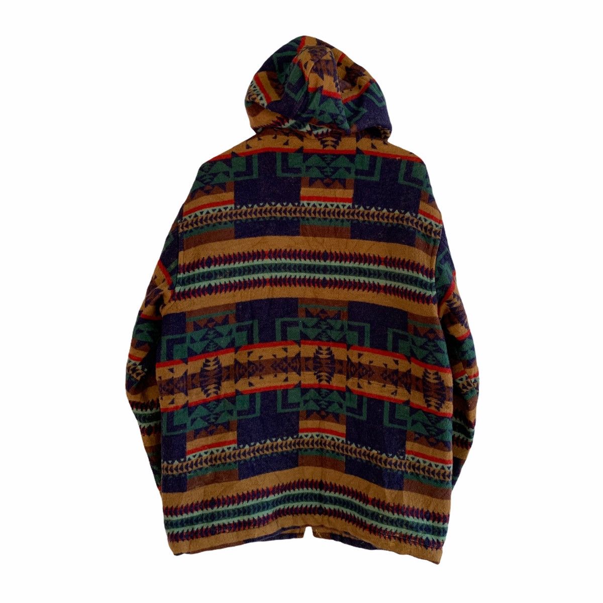 Japanese Brand × Native Japan Navajo Aztec Pattern Wool Zipper Hoodie Jacket Size US L / EU 52-54 / 3 - 2 Thumbnail