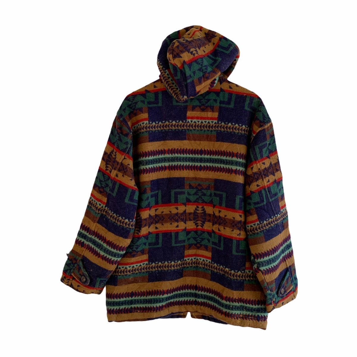 Japanese Brand × Native Japan Navajo Aztec Pattern Wool Zipper Hoodie Jacket Size US L / EU 52-54 / 3 - 4 Thumbnail