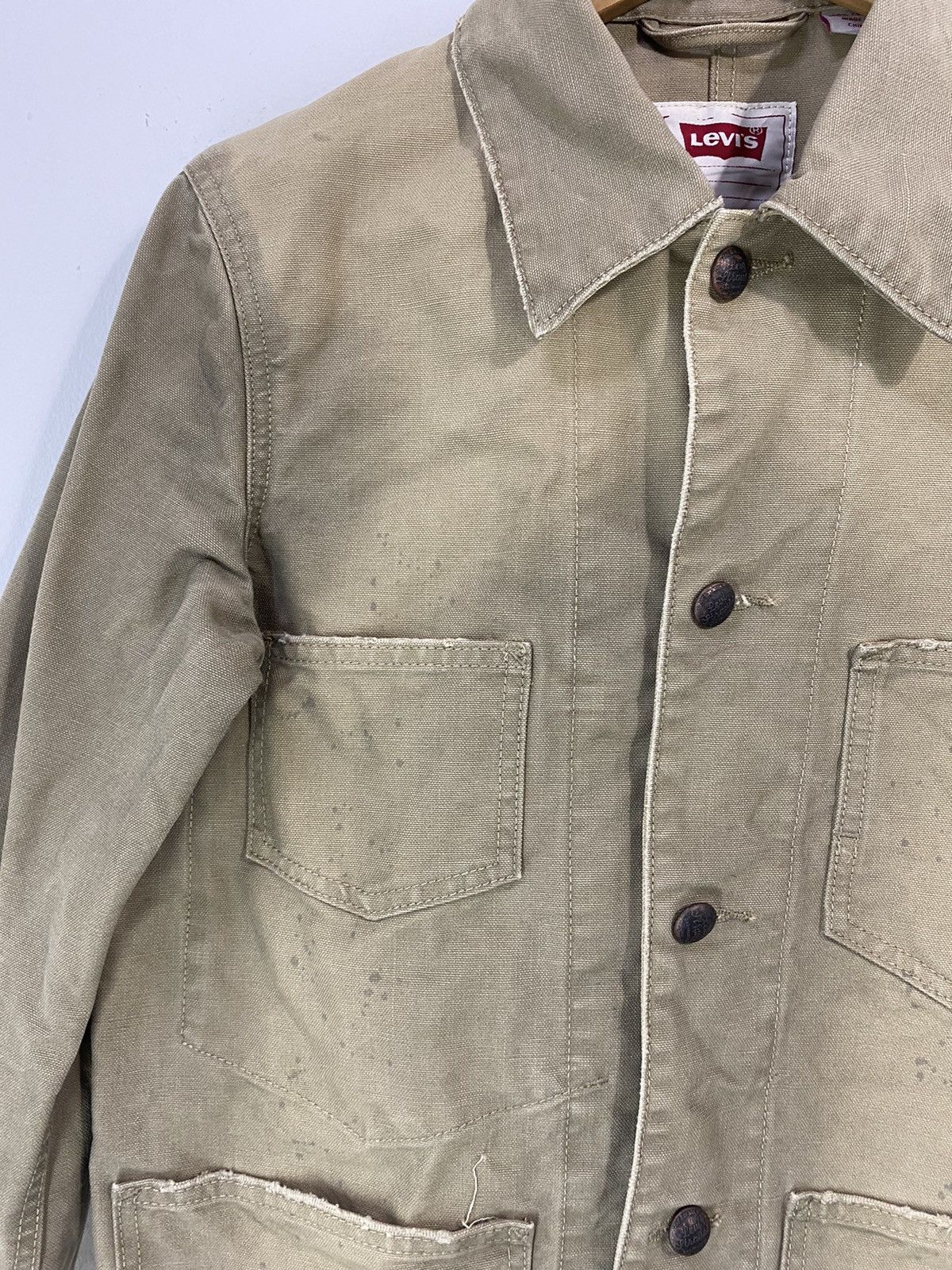 Levi's Vintage Levi’s Chore Jacket Design 3 Pocket Distressed Size US S / EU 44-46 / 1 - 12 Thumbnail