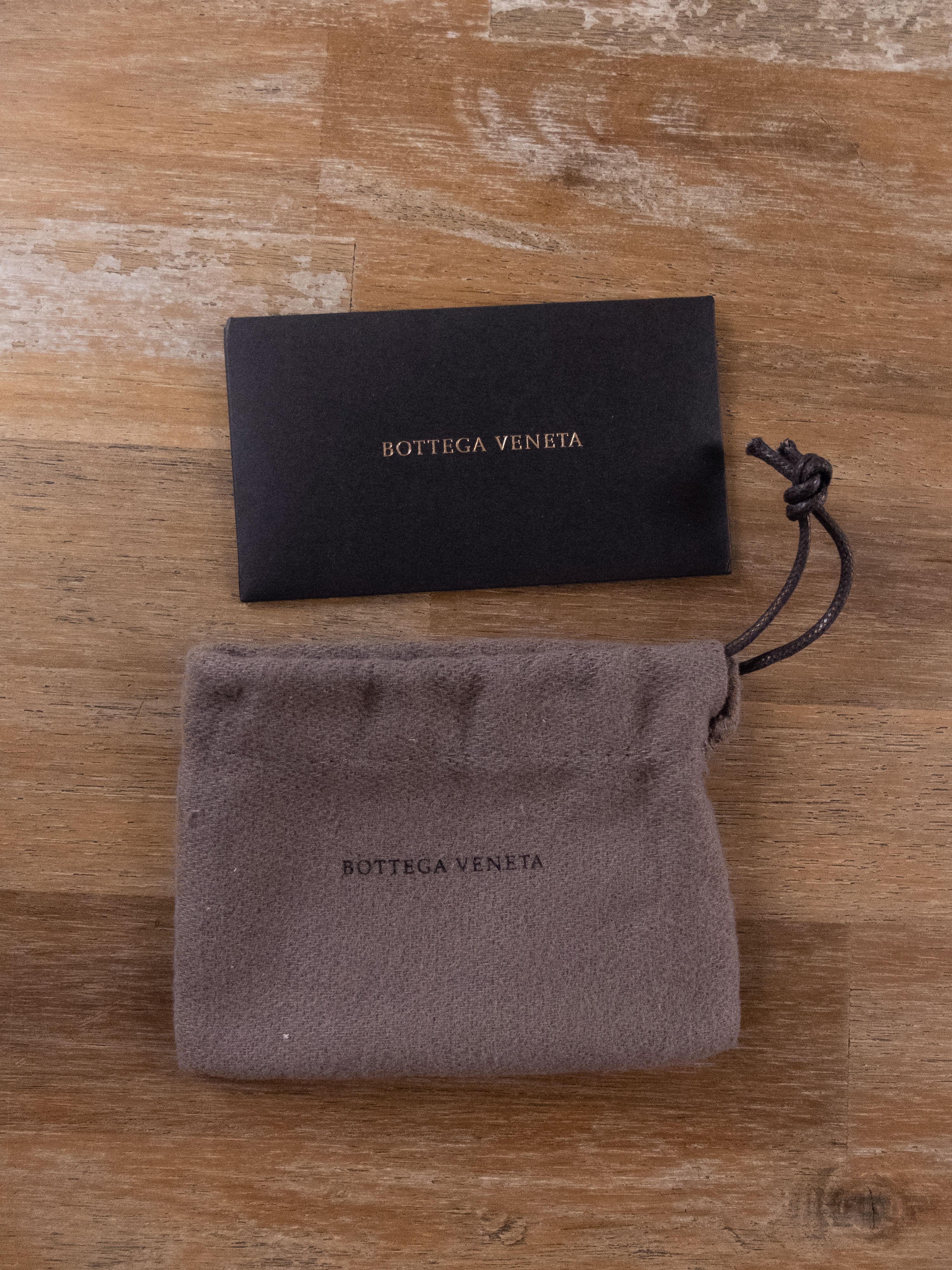 Bottega Veneta BOTTEGA VENETA black leather & silver bracelet Size Large q Size ONE SIZE - 7 Thumbnail