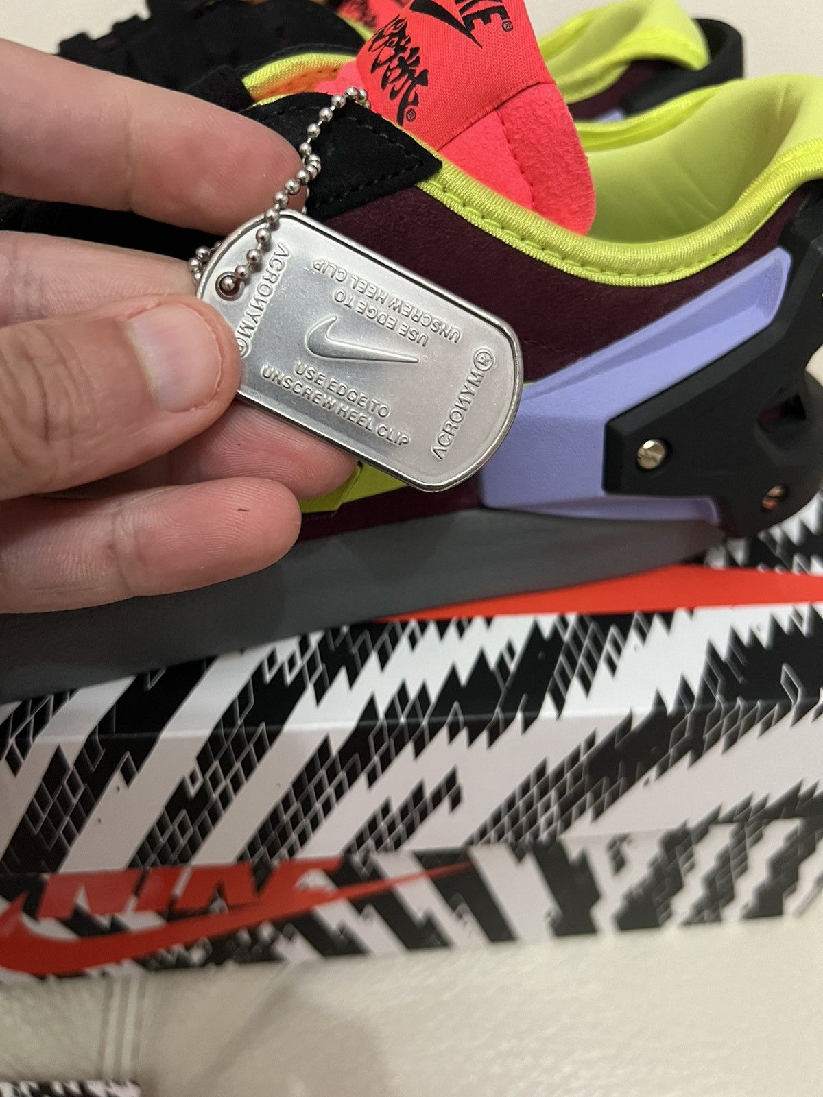 Acronym × Nike Nike Blazer Low / ACRNM MAROON Size US 9.5 / EU 42-43 - 6 Thumbnail